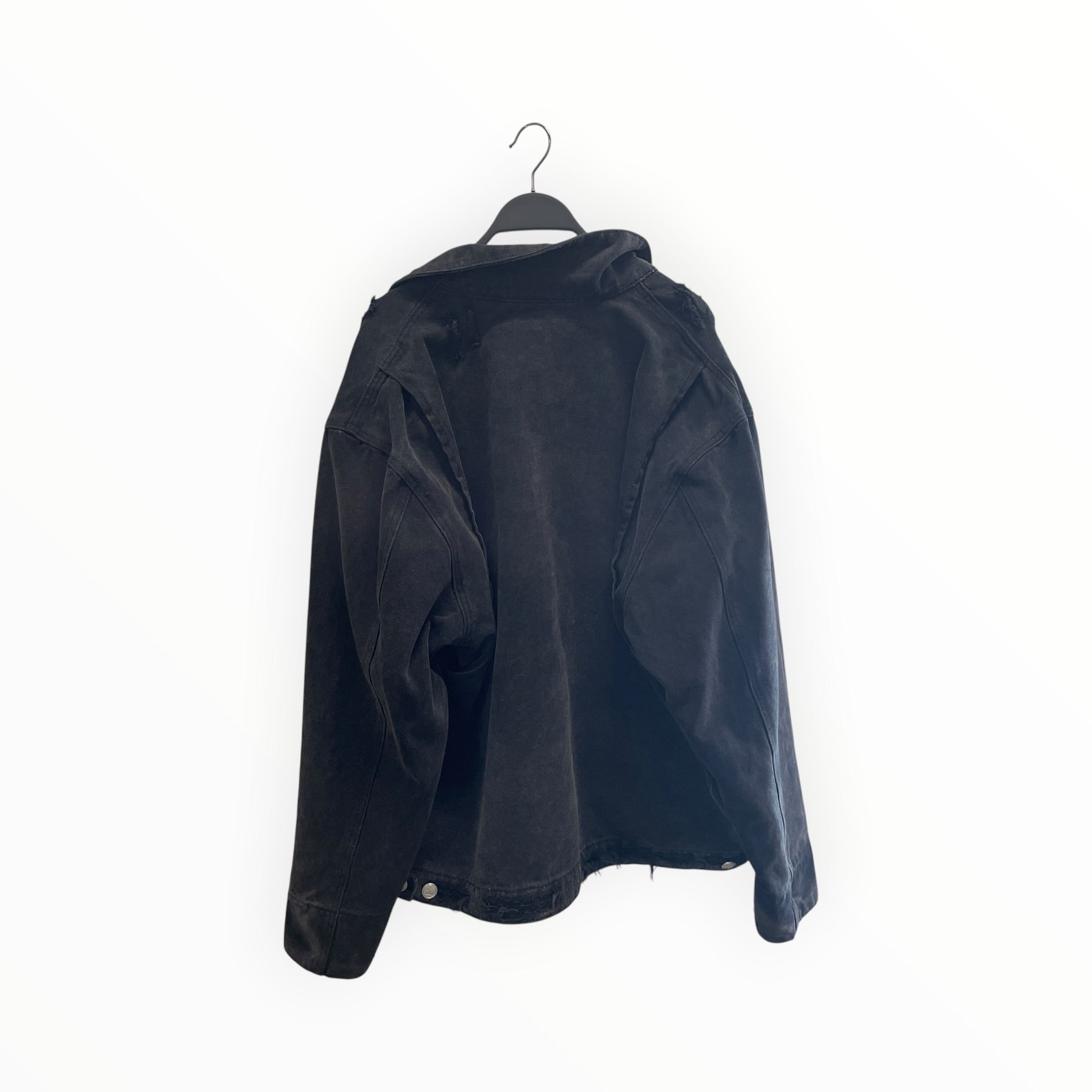 basketcase gallery/Jacket/XL/Cotton/BLK/pins on collar/safetyy pins view 2