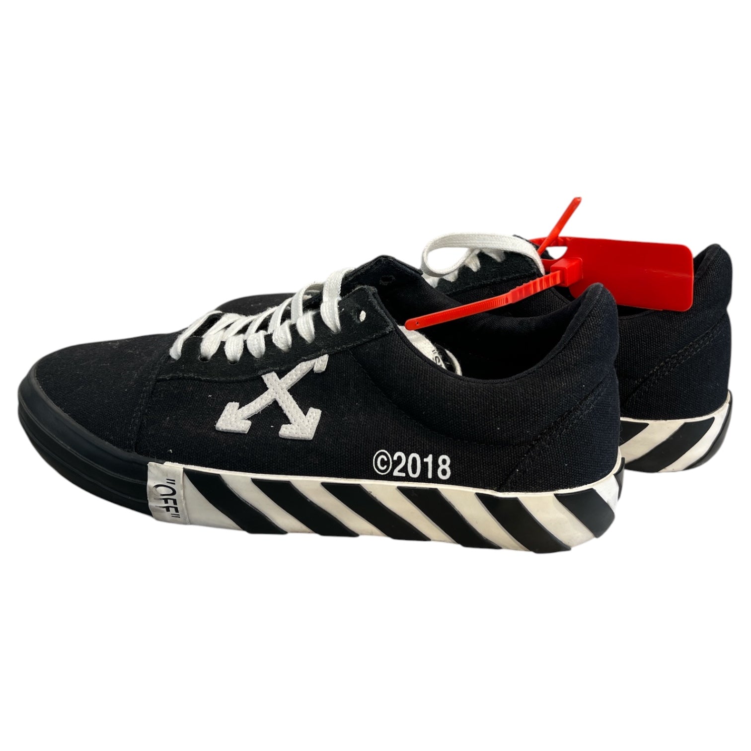 OFF-WHITE/Low-Sneakers/US 8/BLK/vulc view 2