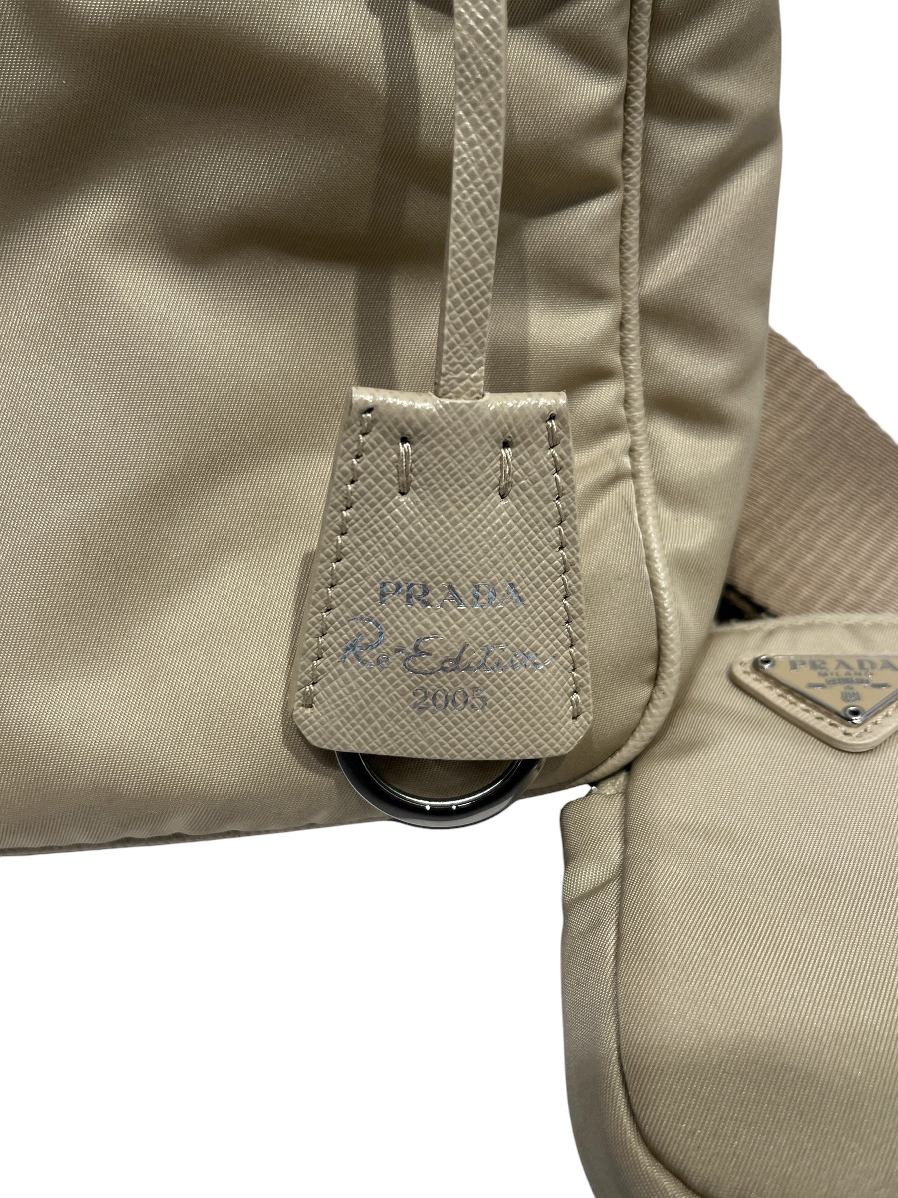 PRADA/Hand Bag/Nylon/CRM/RE EDITION 2005 NYLON PURSE view 7