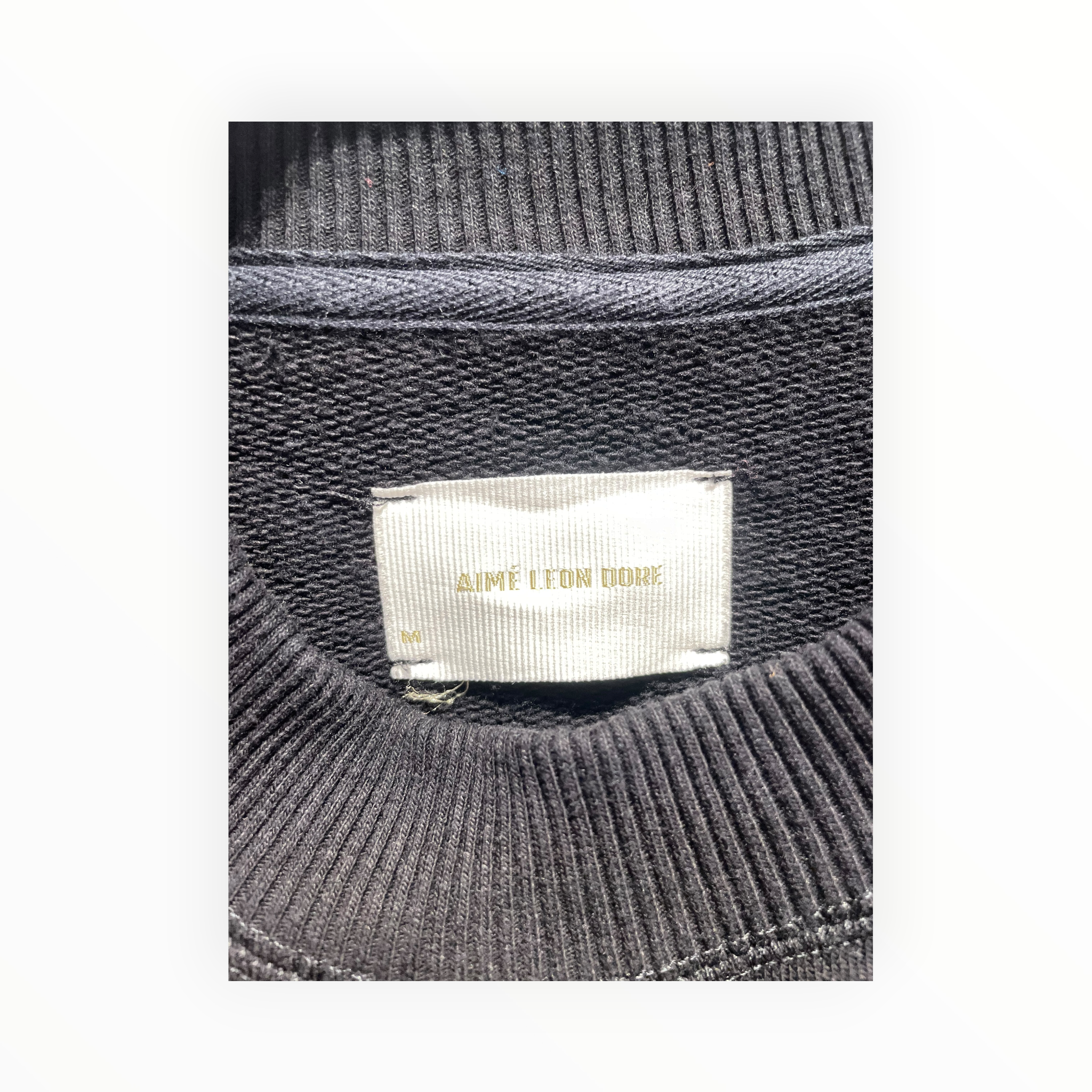 AIME LEON DORE/Sweatshirt/M/Cotton/BLK/Porsche view 3