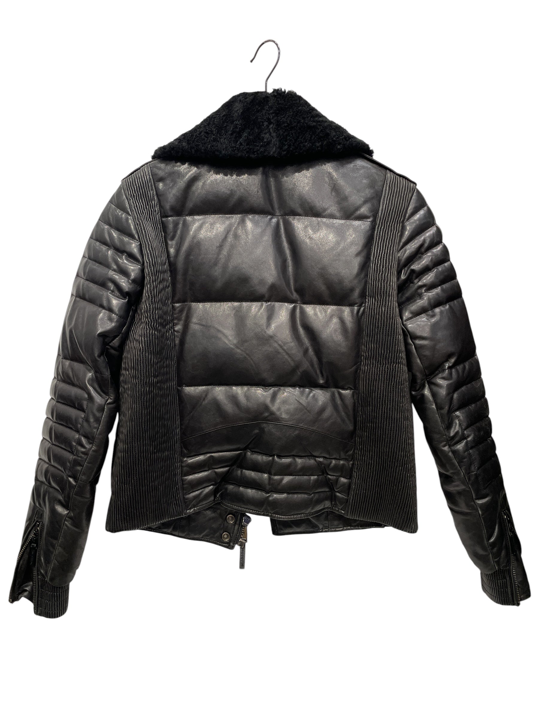 POLO RALPH LAUREN/Leather Jkt/XS/Leather/BLK/ view 2