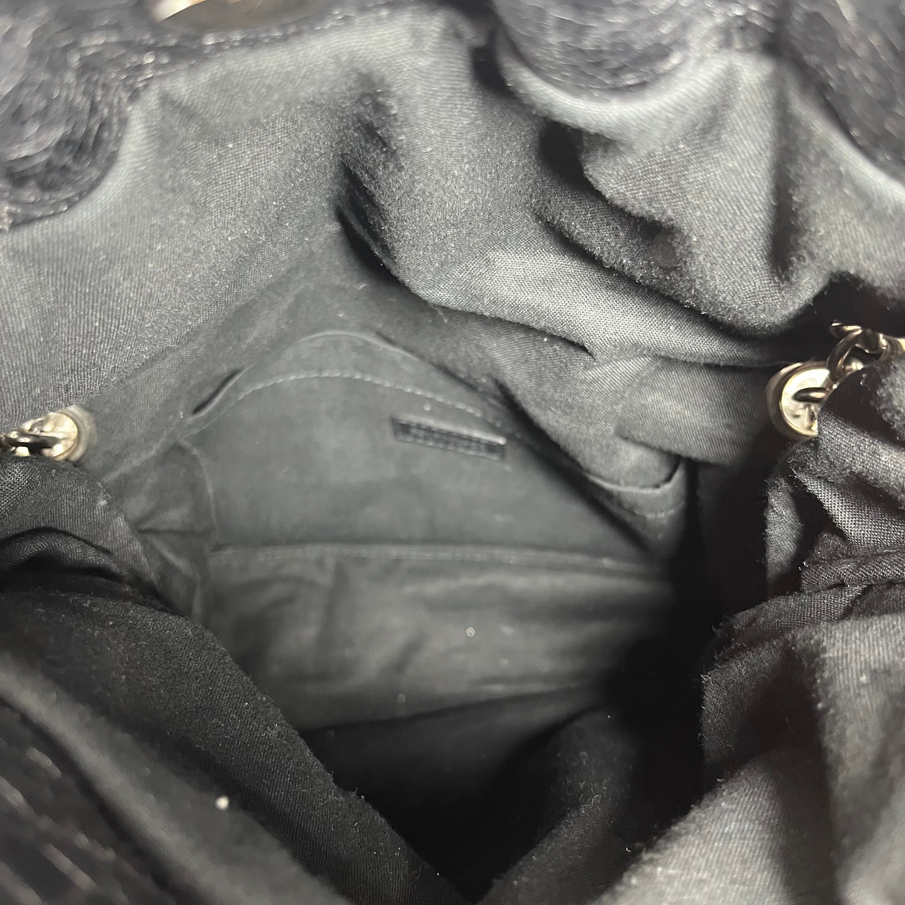 BALENCIAGA/Tote Bag/Leather/SLV/Monaco Chain Tote view 4