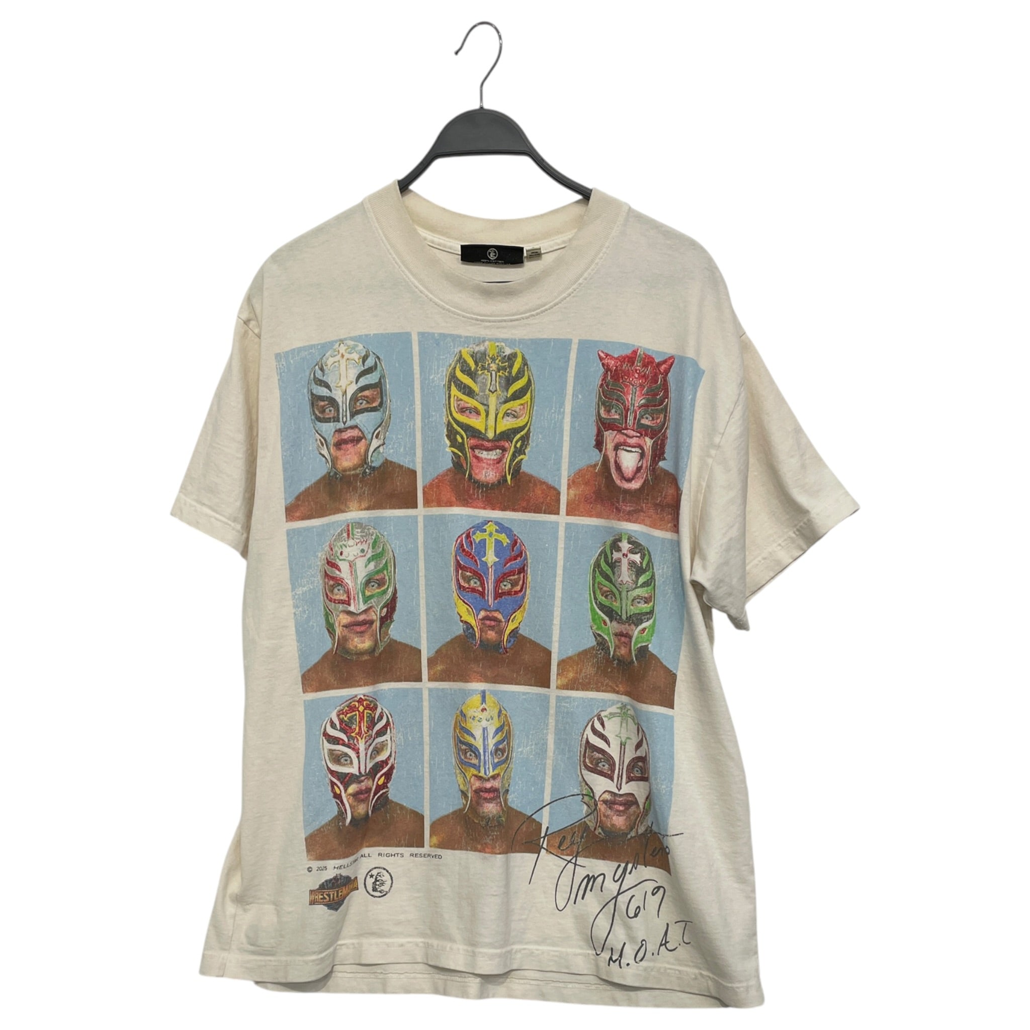 HELLSTAR/T-Shirt/L/Cotton/WHT/Graphic/