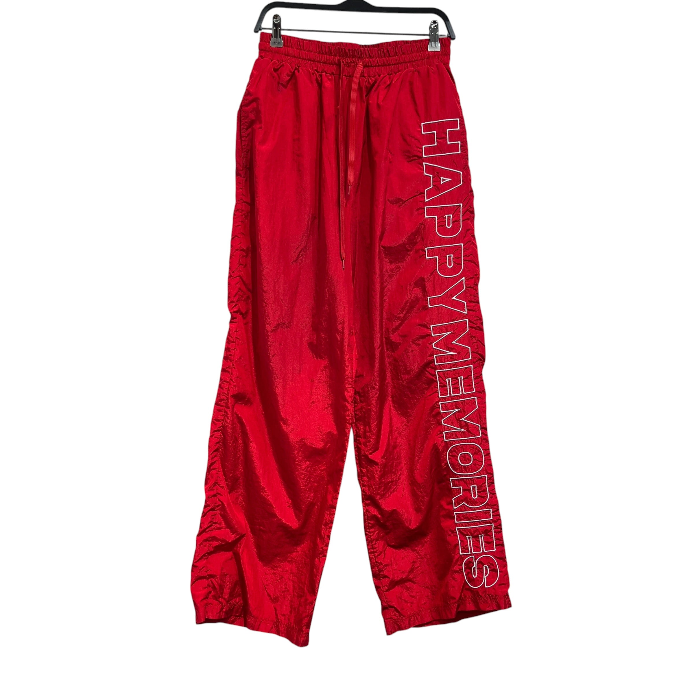 HMDD(Happy Memories Don't Die)/Pants/Nylon/RED/HMDD ON Leg view 1