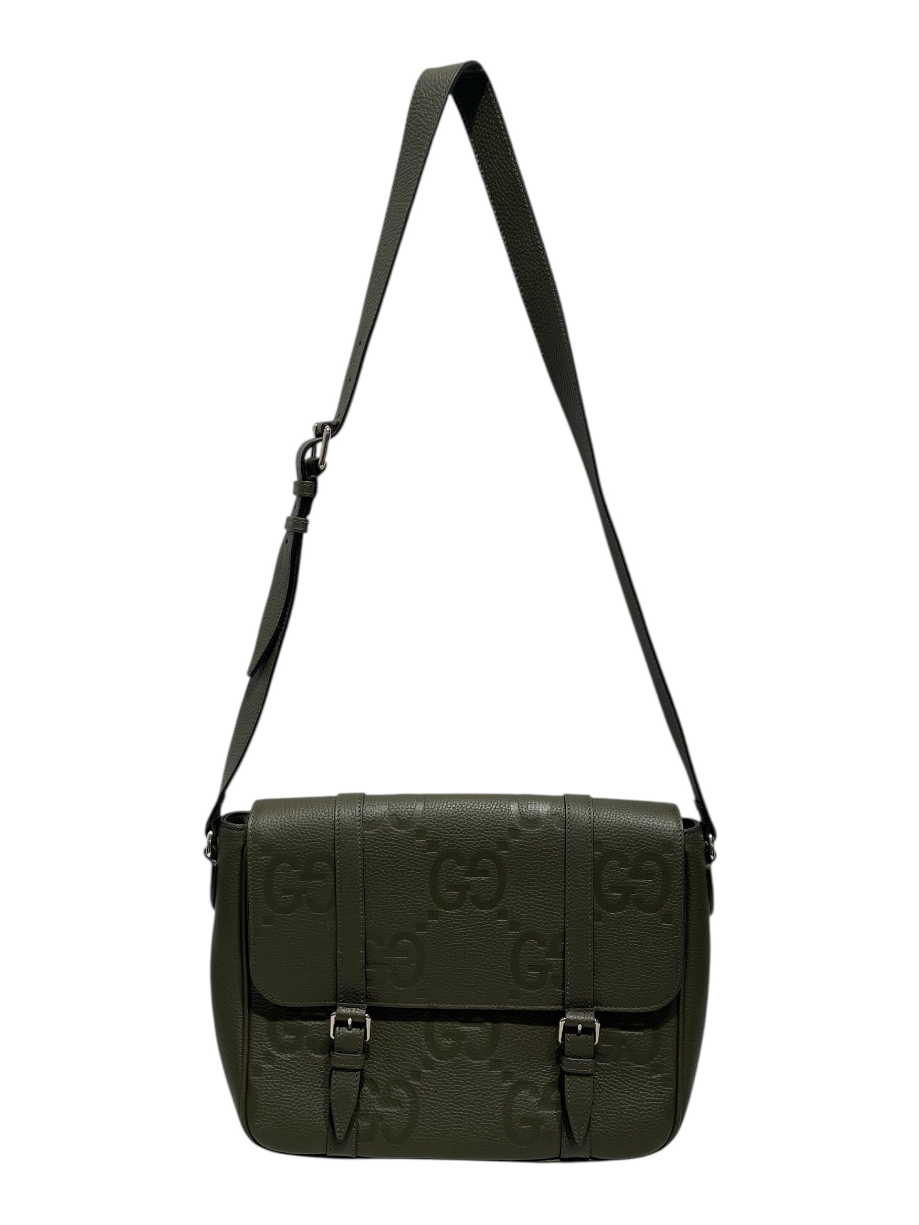 GUCCI/Cross Body Bag/All Over Print/Leather/GRN/gg jumbo bag view 1