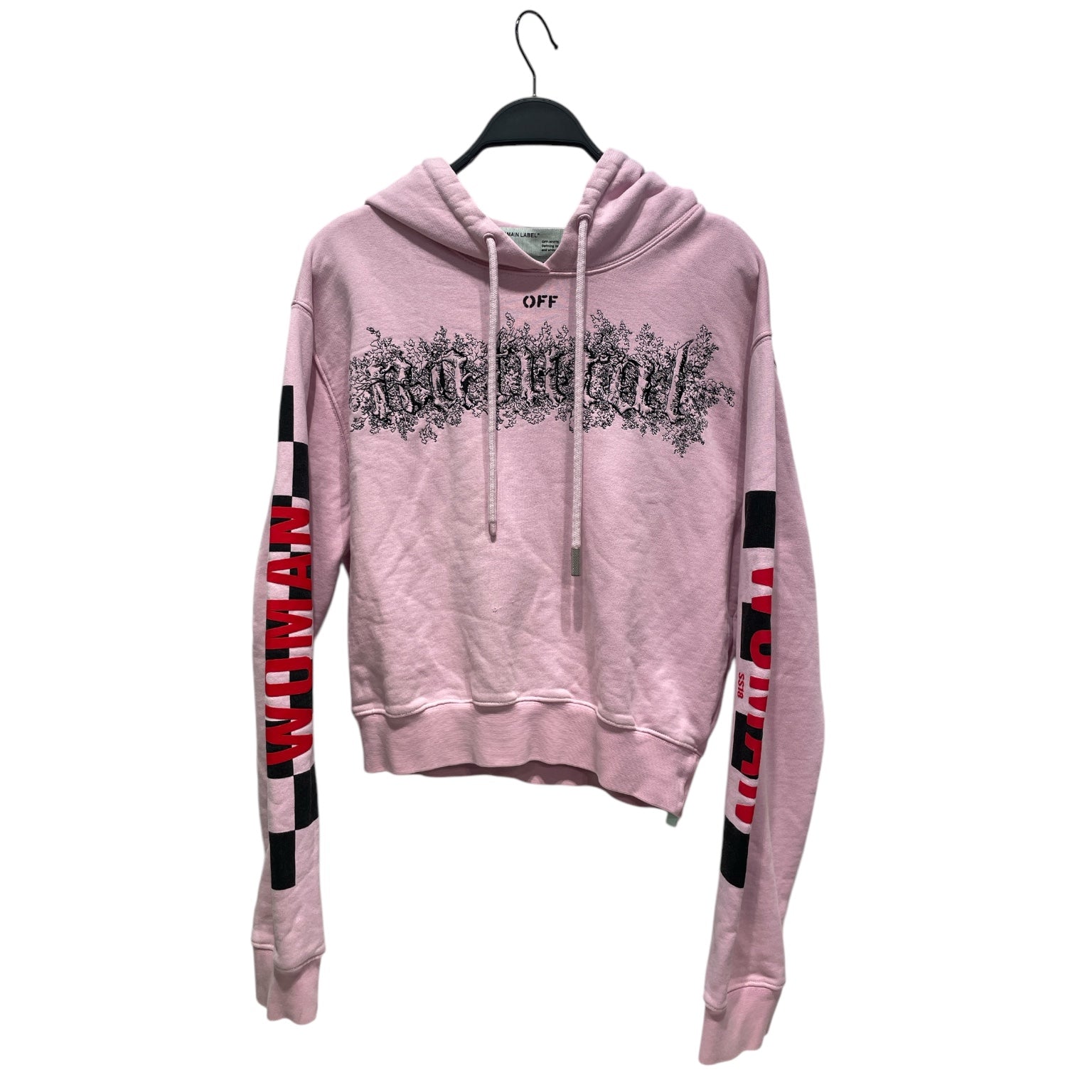 OFF-WHITE/Hoodie/XS/Graphic/Cotton/PNK/OWBB016S18003131 view 1