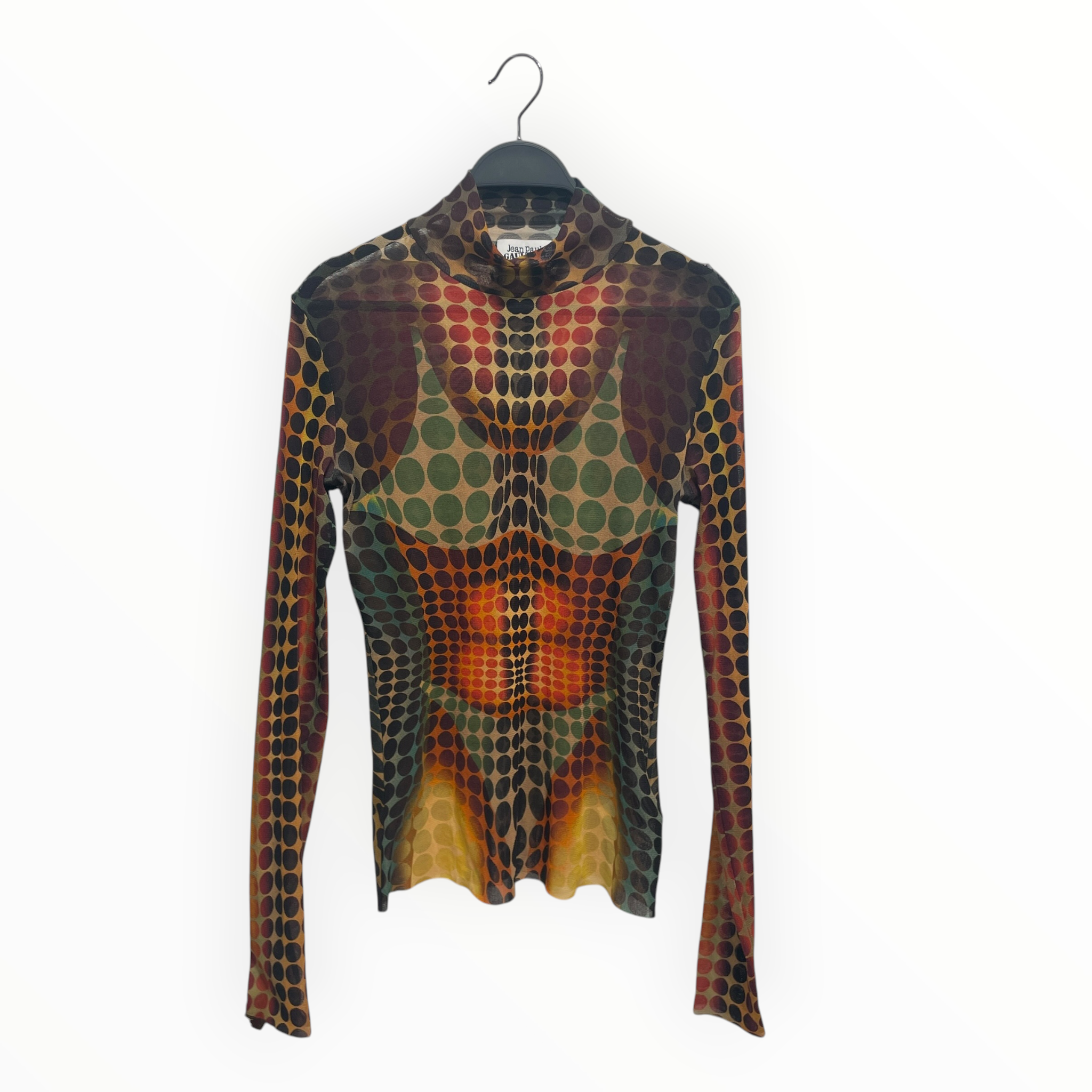 Jean Paul Gaultier/LS T-Shirt/L/All Over Print/MLT/polka re-edition