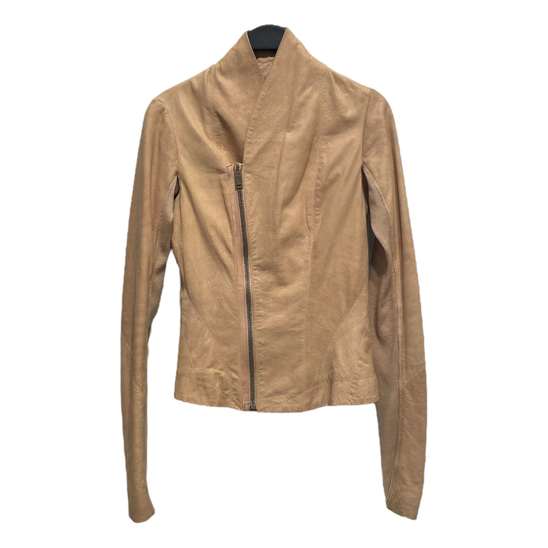 Rick Owens/Jacket/40/Leather/BEG/beige leather jacket