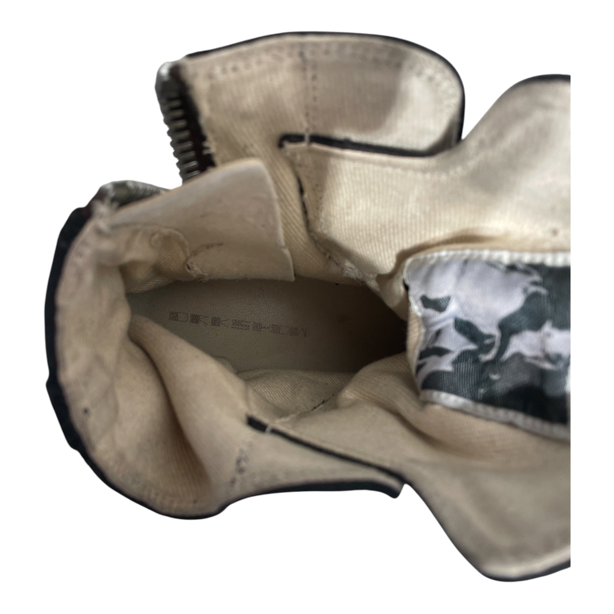 RICK OWENS DRKSHDW/Hi-Sneakers/EU 44/Cotton/BLK/Pentagram High Canvas Sneaker view 5