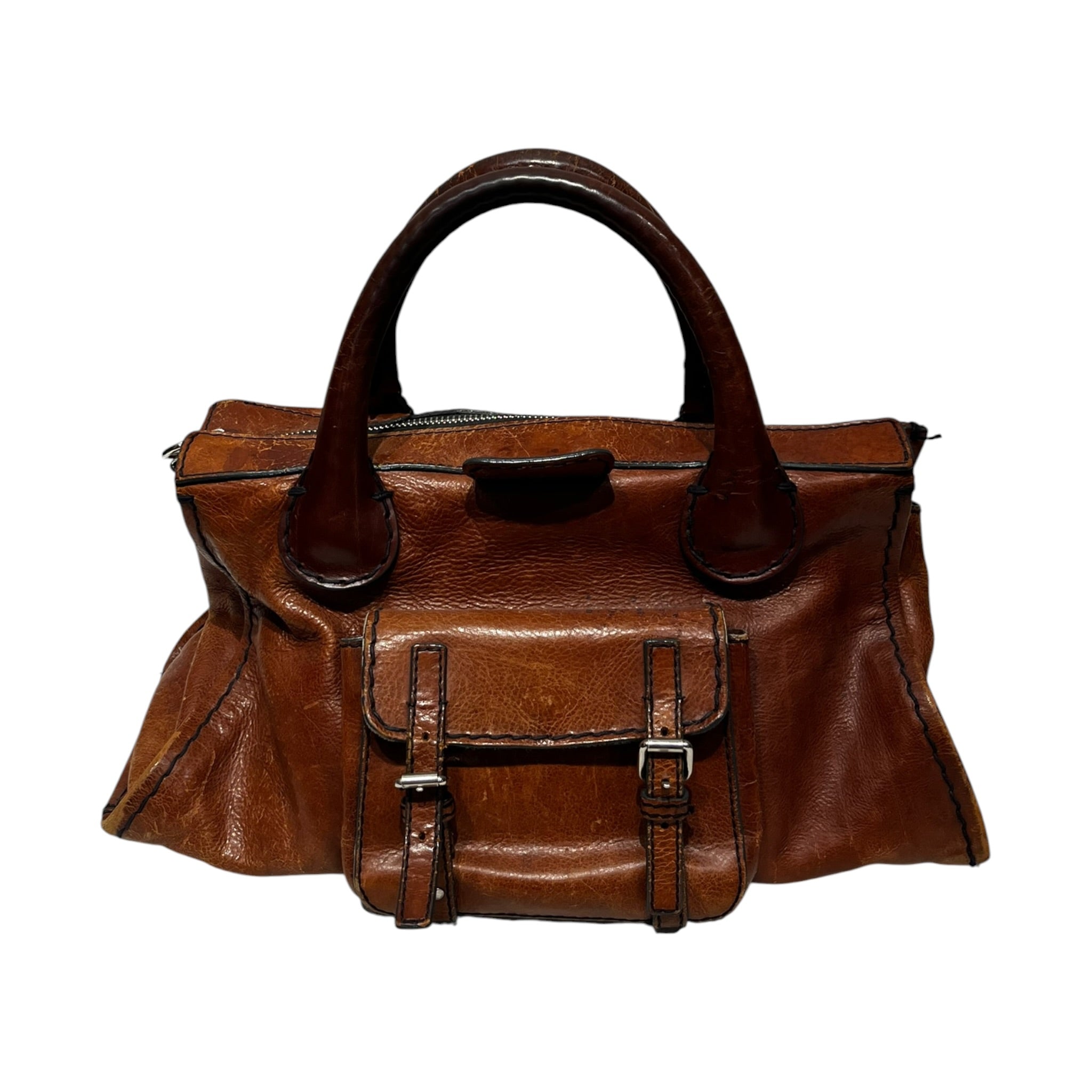 Chloe/Hand Bag/Leather/BRW/EDITH view 1