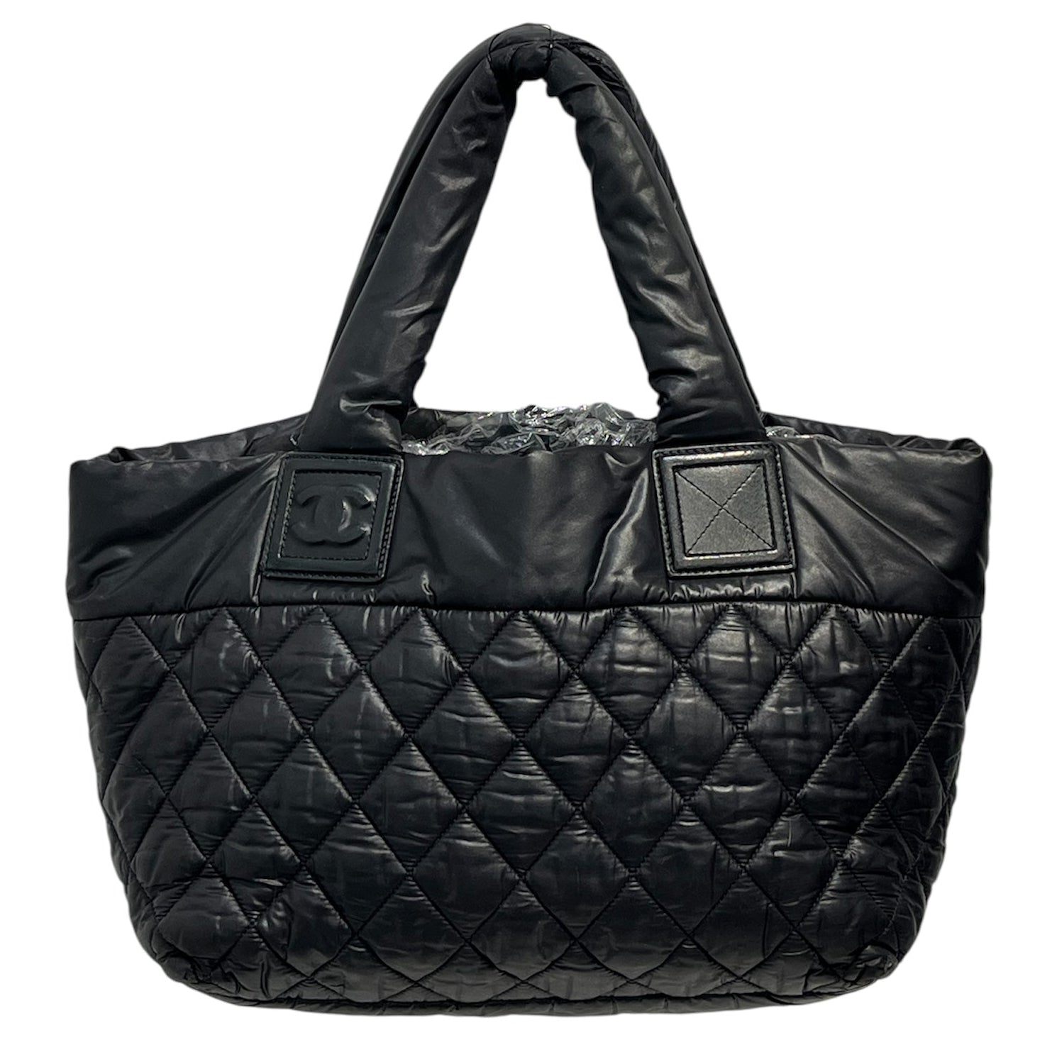 CHANEL/Tote Bag/Nylon/BLK/QUILTED COCOON TOTE view 2