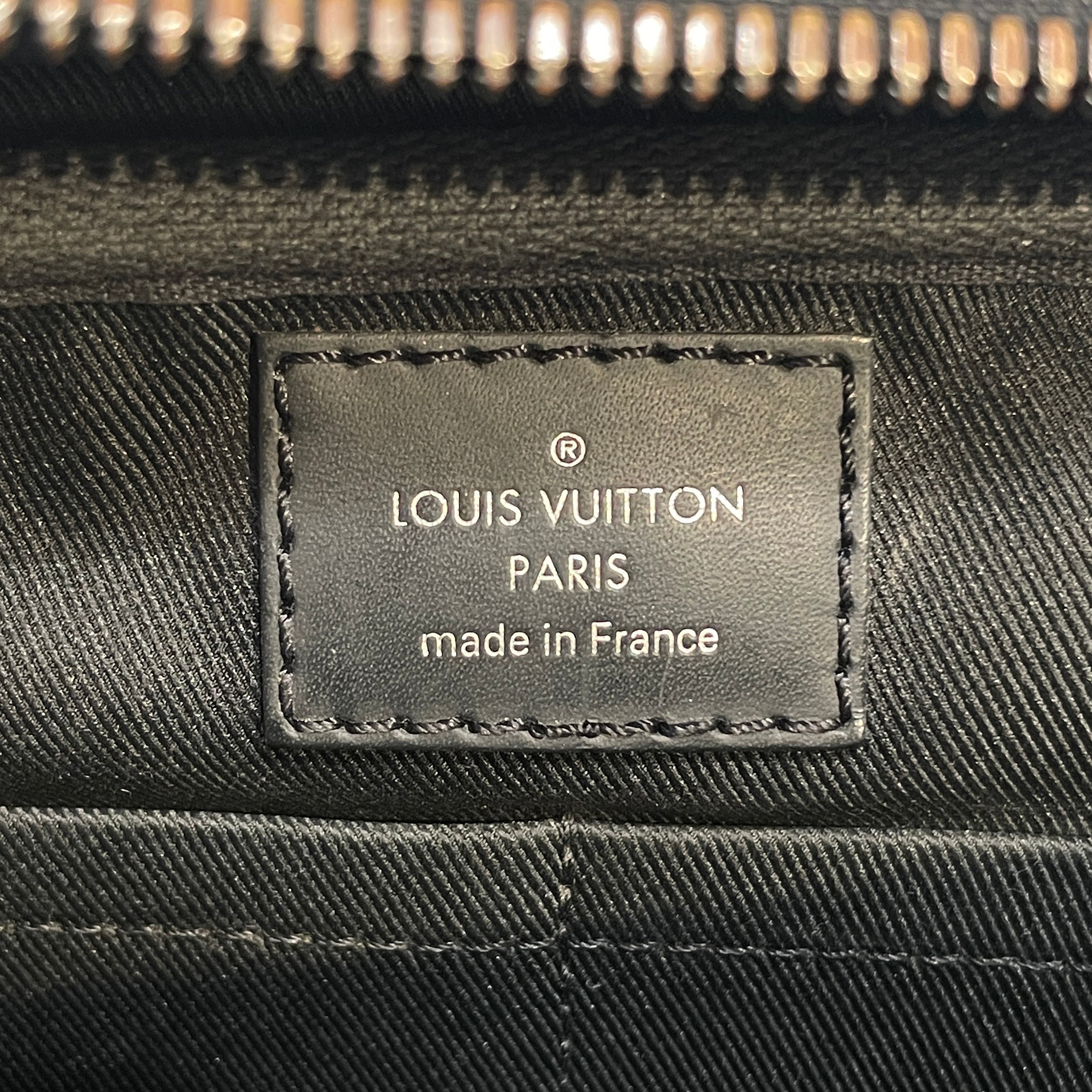 LOUIS VUITTON/Cross Body Bag/Monogram/Leather/BLK/Eclipse Explorer Bum Bag view 7