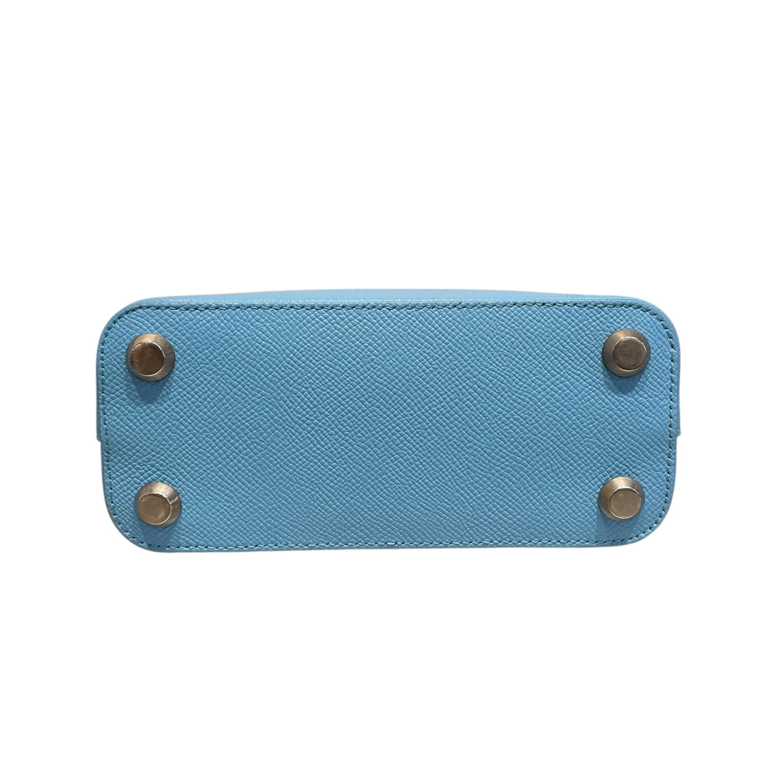 BALENCIAGA/Cross Body Bag/Leather/BLU/Blue Ville Top Handle XXS Bag view 6