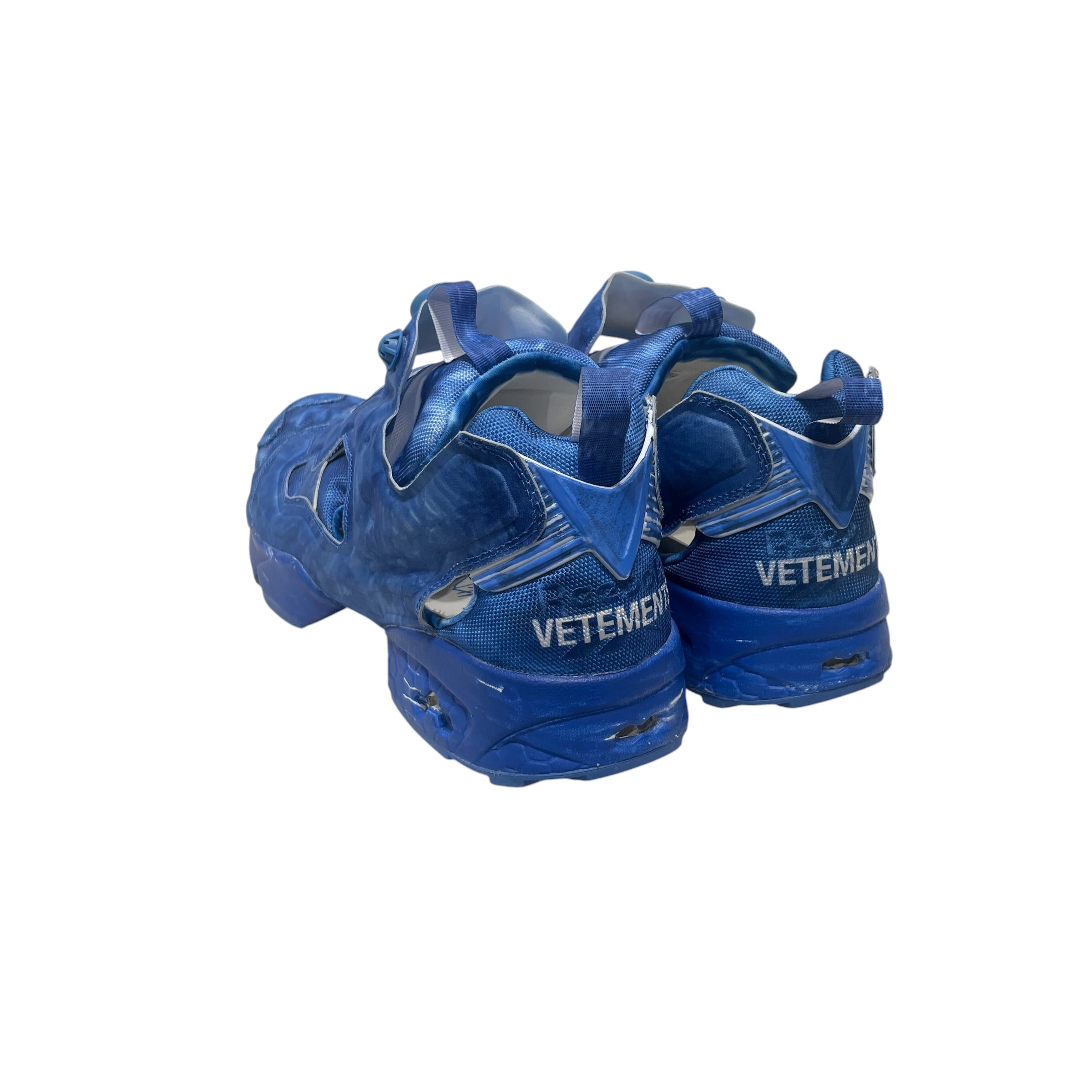 VETEMENTS/Reebok/Low-Sneakers/US 13/Cotton/BLU/INSTAPUMP FURY view 2