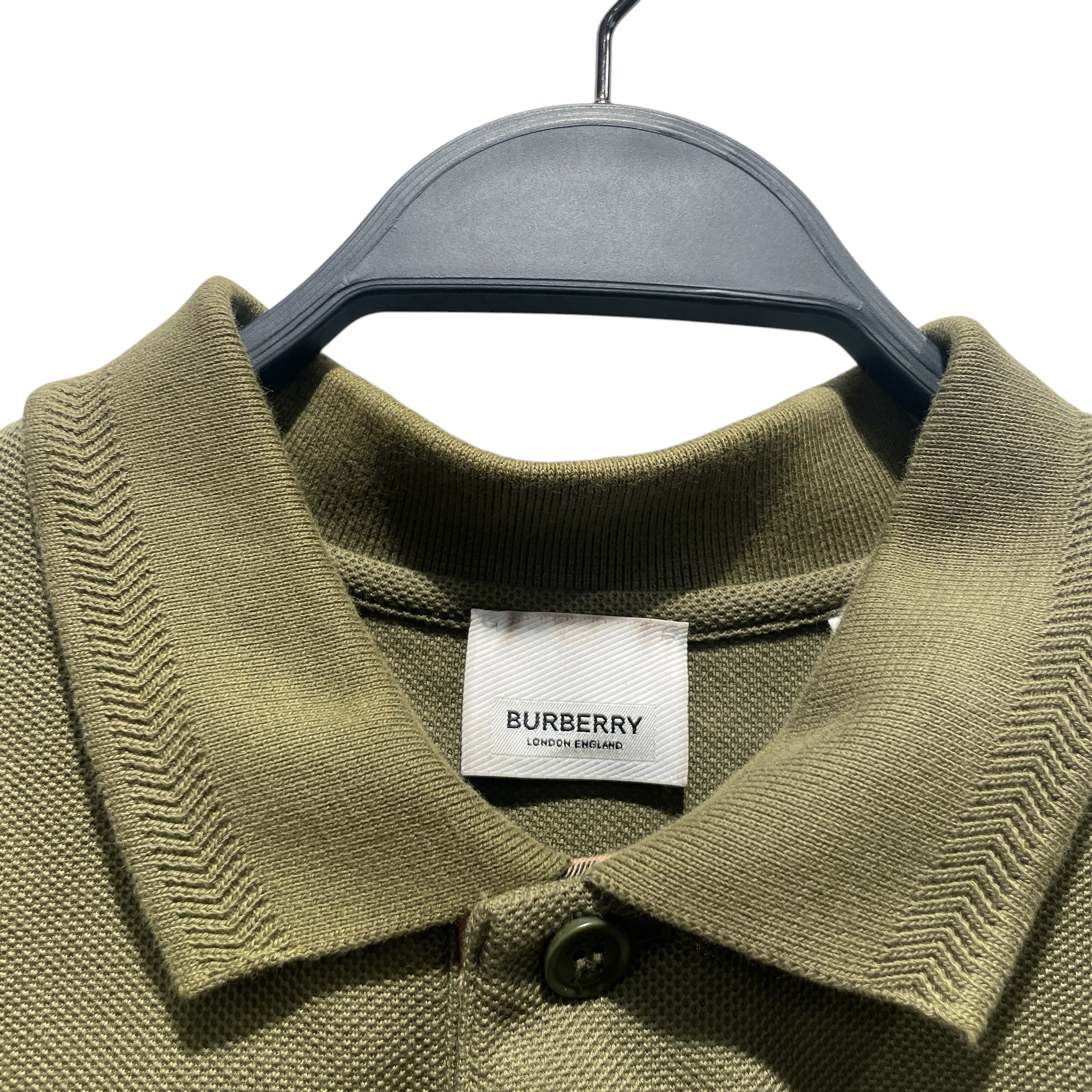 BURBERRY LONDON/Polo Shirt/M/Cotton/GRN/ view 3