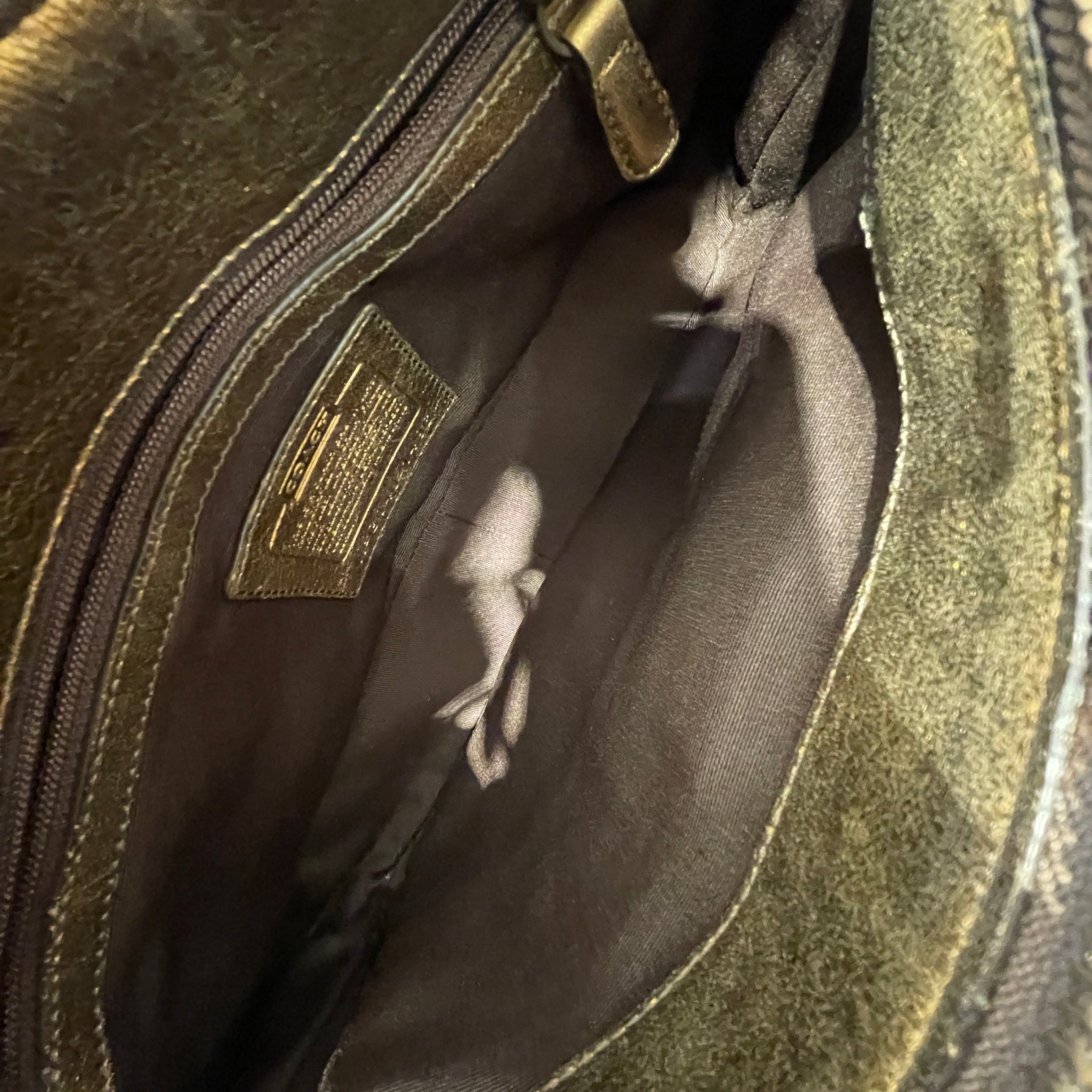 COACH/Bag/Cotton/GLD/bronze signature soho view 5