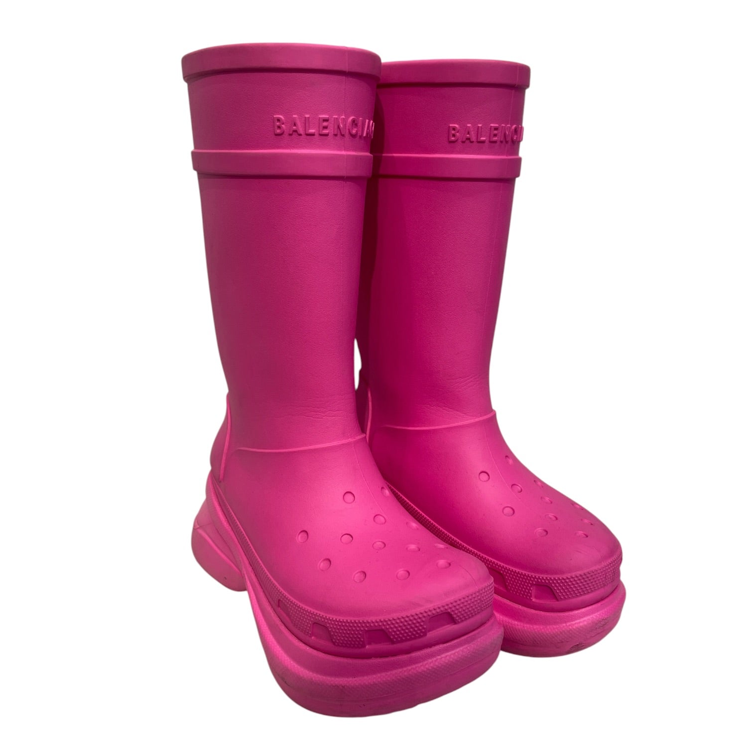 BALENCIAGA/crocs/Shoes/US 6/PNK/CROCSXBB PNK RUBBER BOOT view 1