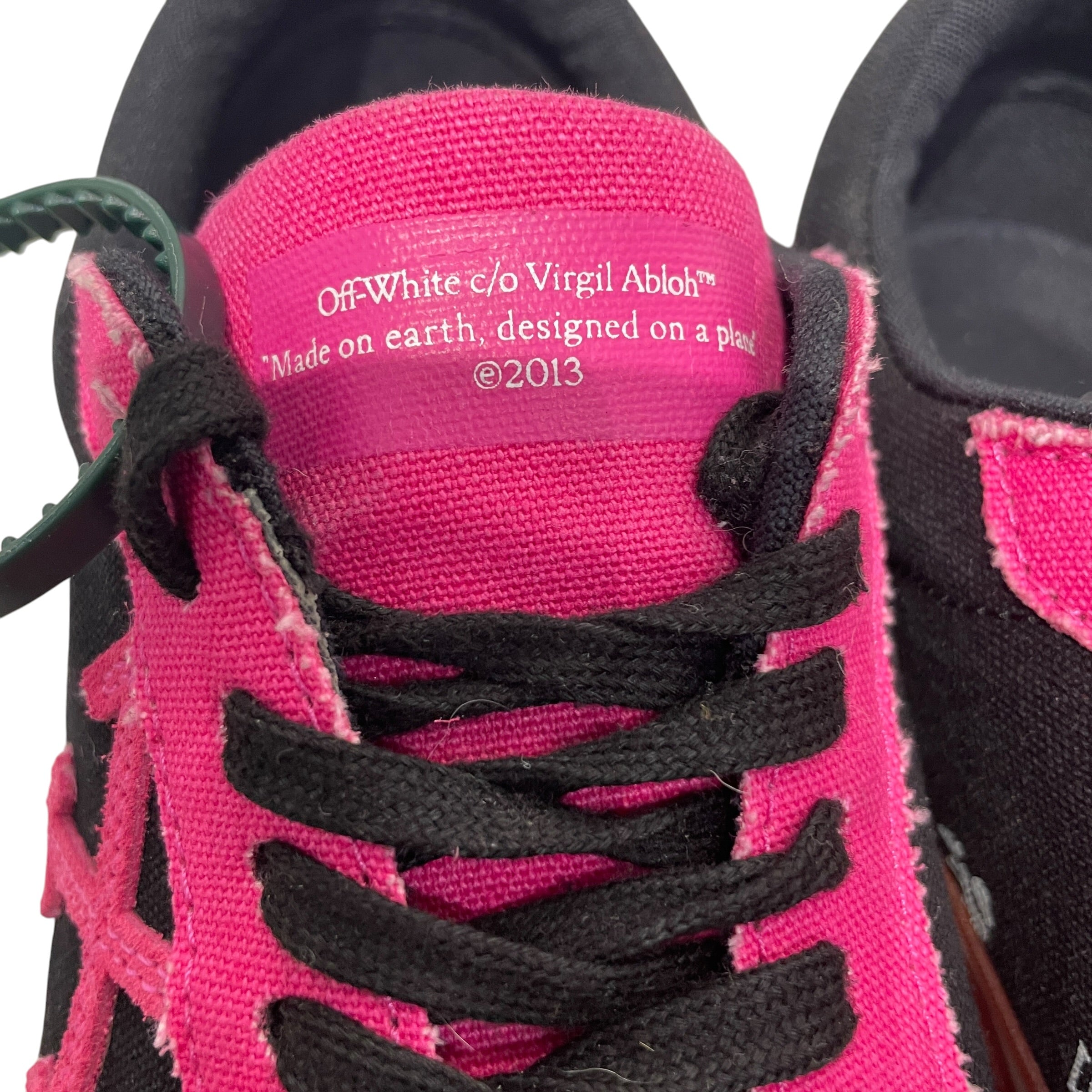 OFF-WHITE/Low-Sneakers/EU 41/Cotton/PNK/vulcanized view 4