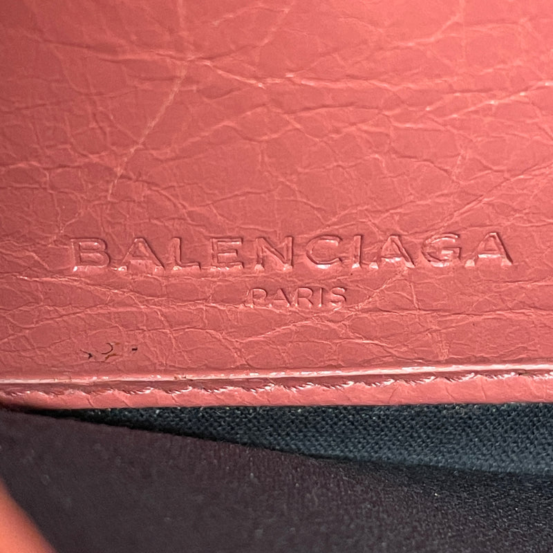 BALENCIAGA/Long Wallet/Leather/PNK/