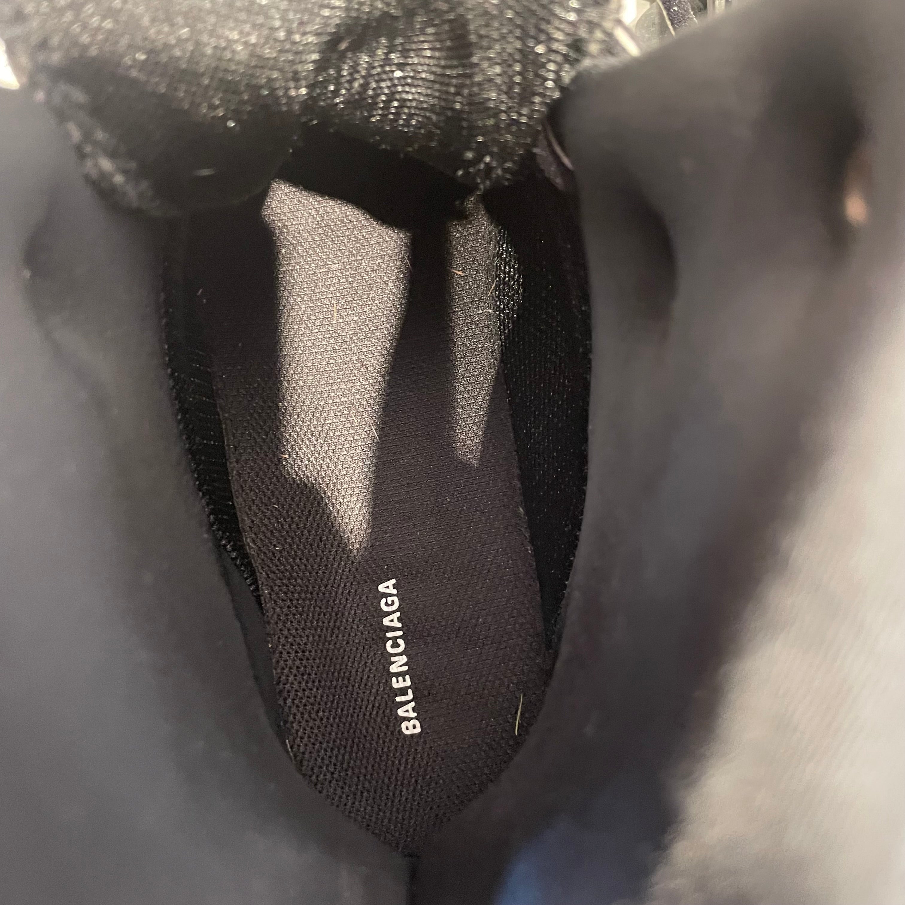 BALENCIAGA/Hi-Sneakers/US 10/Cotton/BLK/Track Hike Sneaker view 3