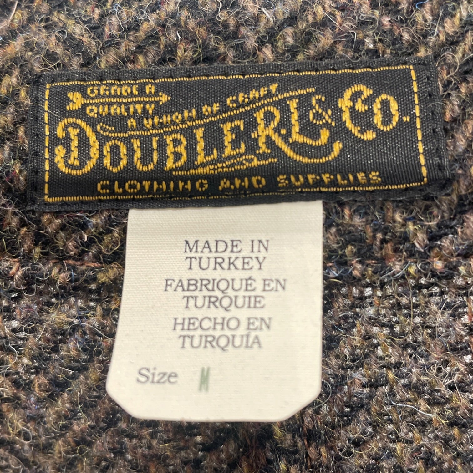 RRL/Tailored Jkt/M/Wool/BRW/Herringbone/TWEED WOOL 3 POCKET/BUTTON view 3