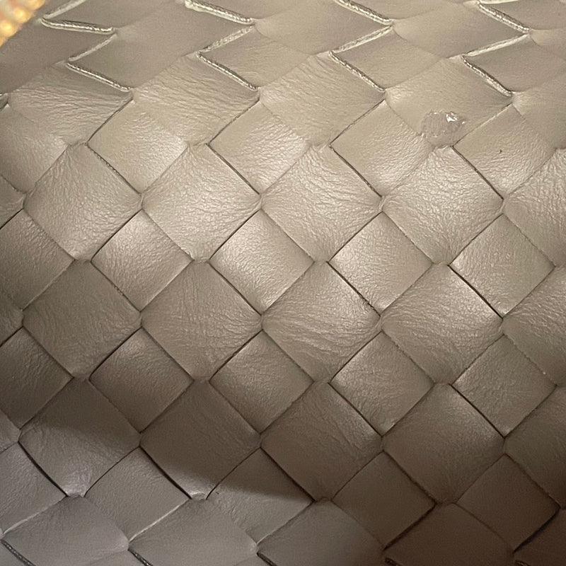 BOTTEGA VENETA/Cross Body Bag/Leather/GRN/Mini Loop