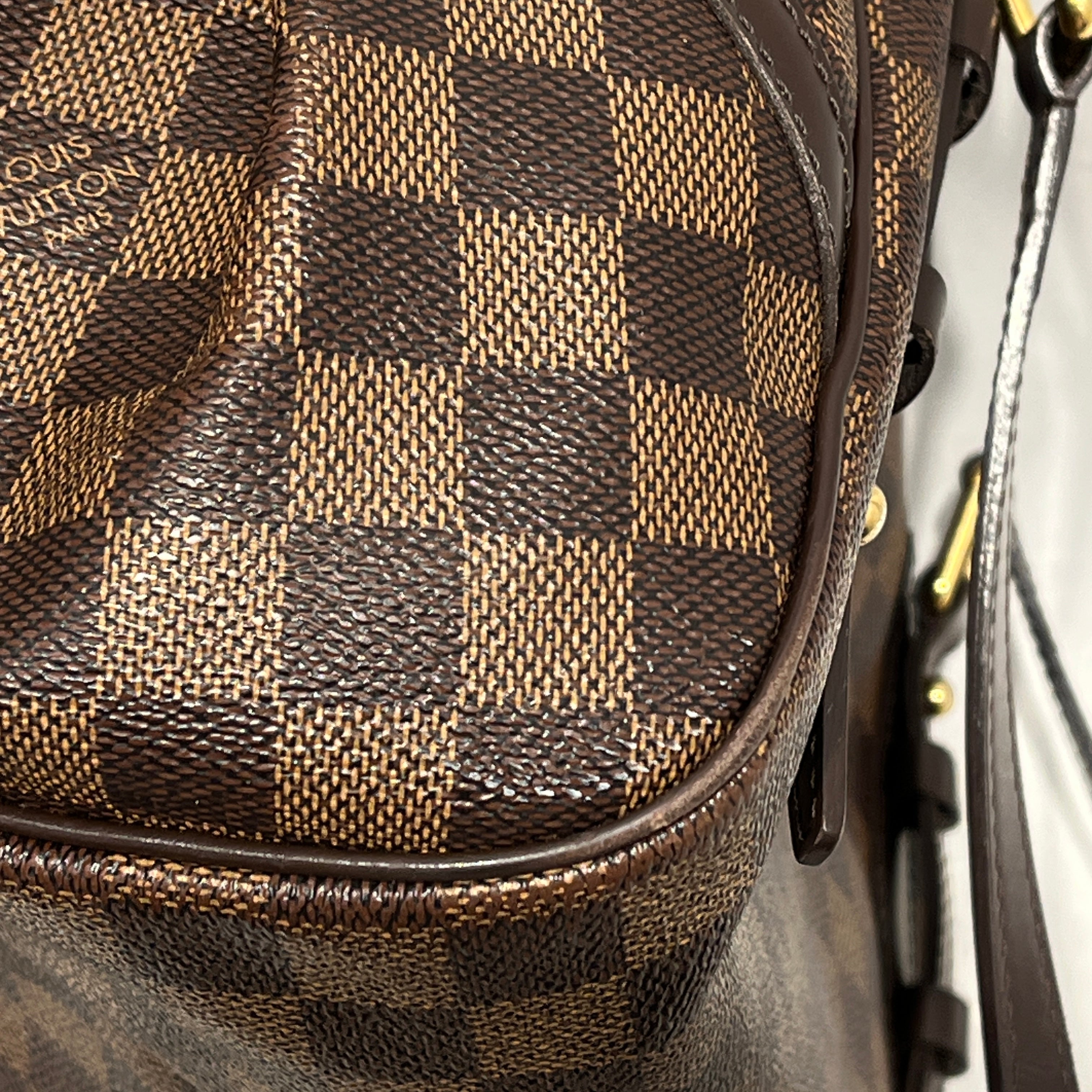 LOUIS VUITTON/Hand Bag/All Over Print/Leather/BRW/DAMIERE EBENE RIVINGTON PM view 9