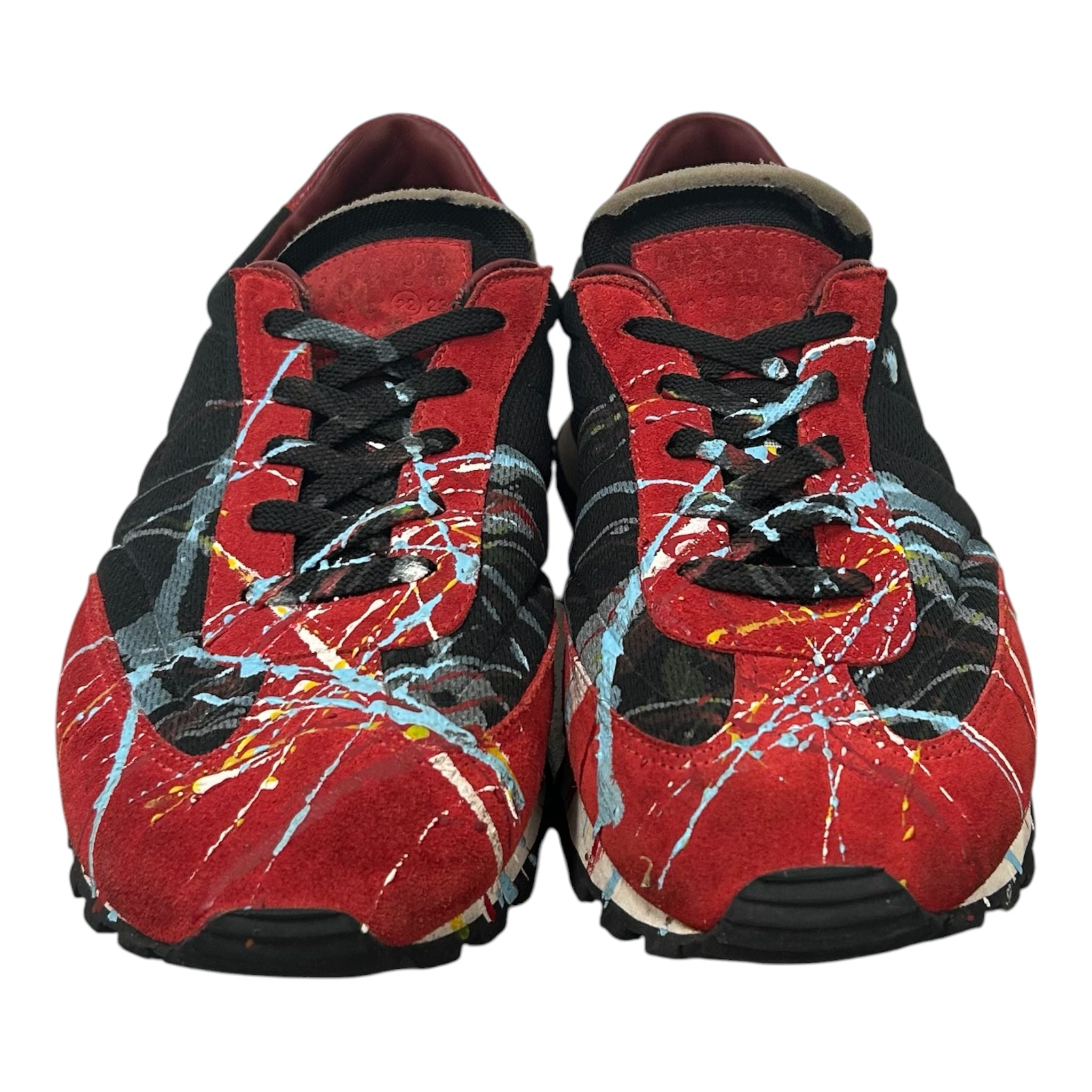 Maison Margiela/Low-Sneakers/EU 42/Suede/RED/Replica Suede GAT view 4