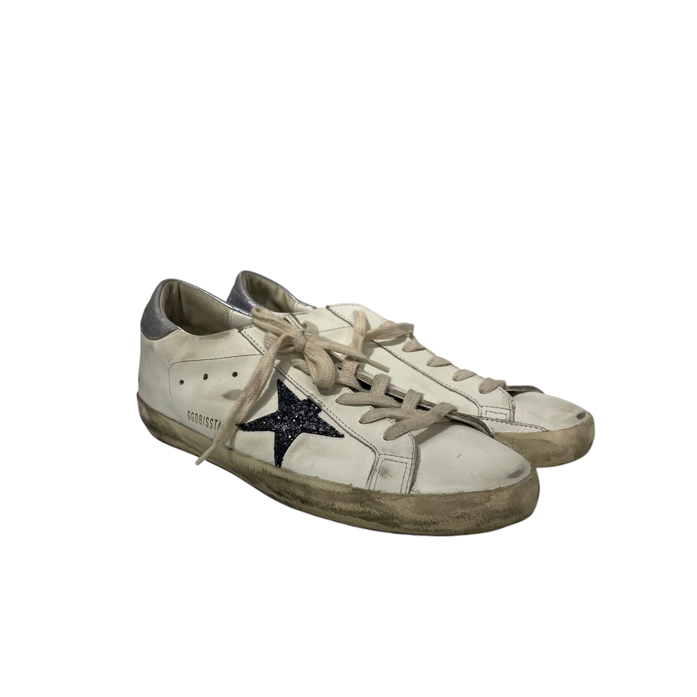 GOLDEN GOOSE/Low-Sneakers/EU 41/Faux Leather/WHT/ view 1