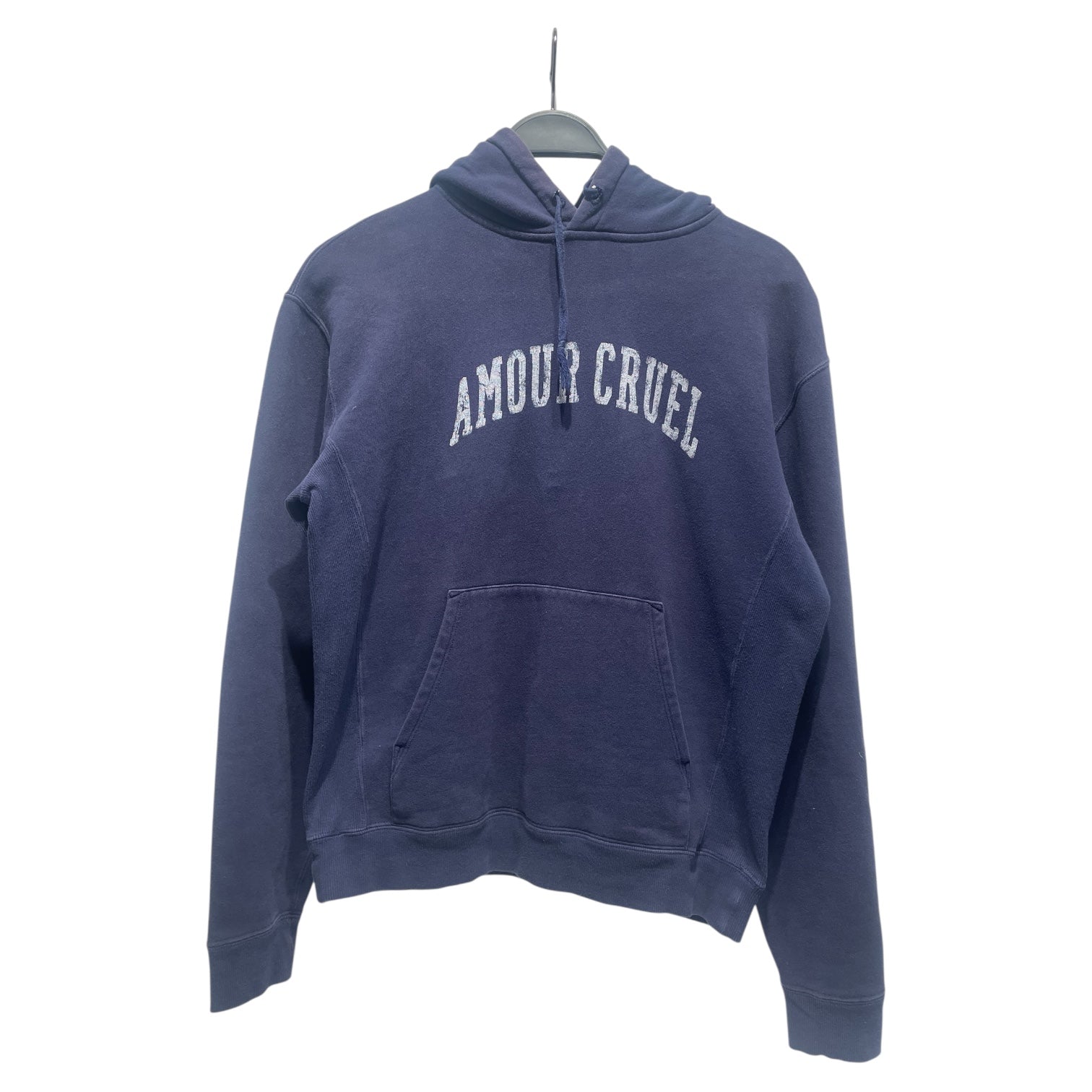 SAINT LAURENT/Hoodie/S/Cotton/NVY/Amour Cruel Hoodie view 1