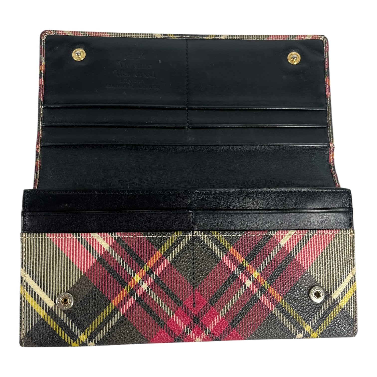Vivienne Westwood/Long Wallet/Tartan/Cotton/MLT/L's/TARTAN ORB WALLET view 5
