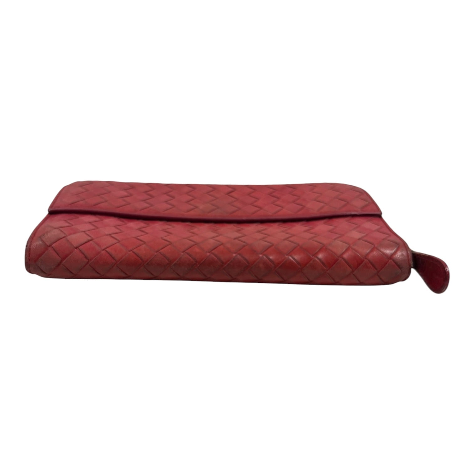 BOTTEGA VENETA/Long Wallet/Leather/RED/L's/Intrecciato view 3