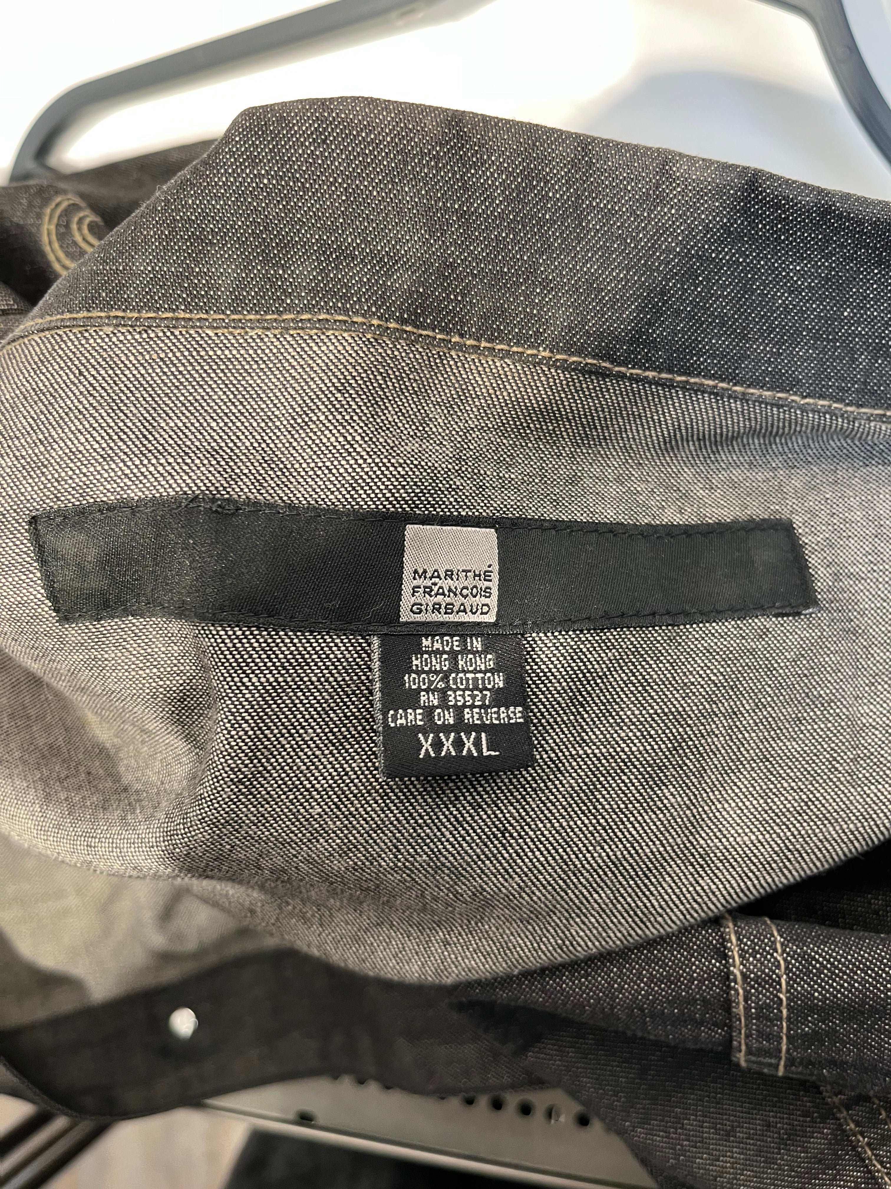 MARITHE FRANCOIS GIRBAUD/Denim Jkt/XXXL/Denim/IDG/ view 3