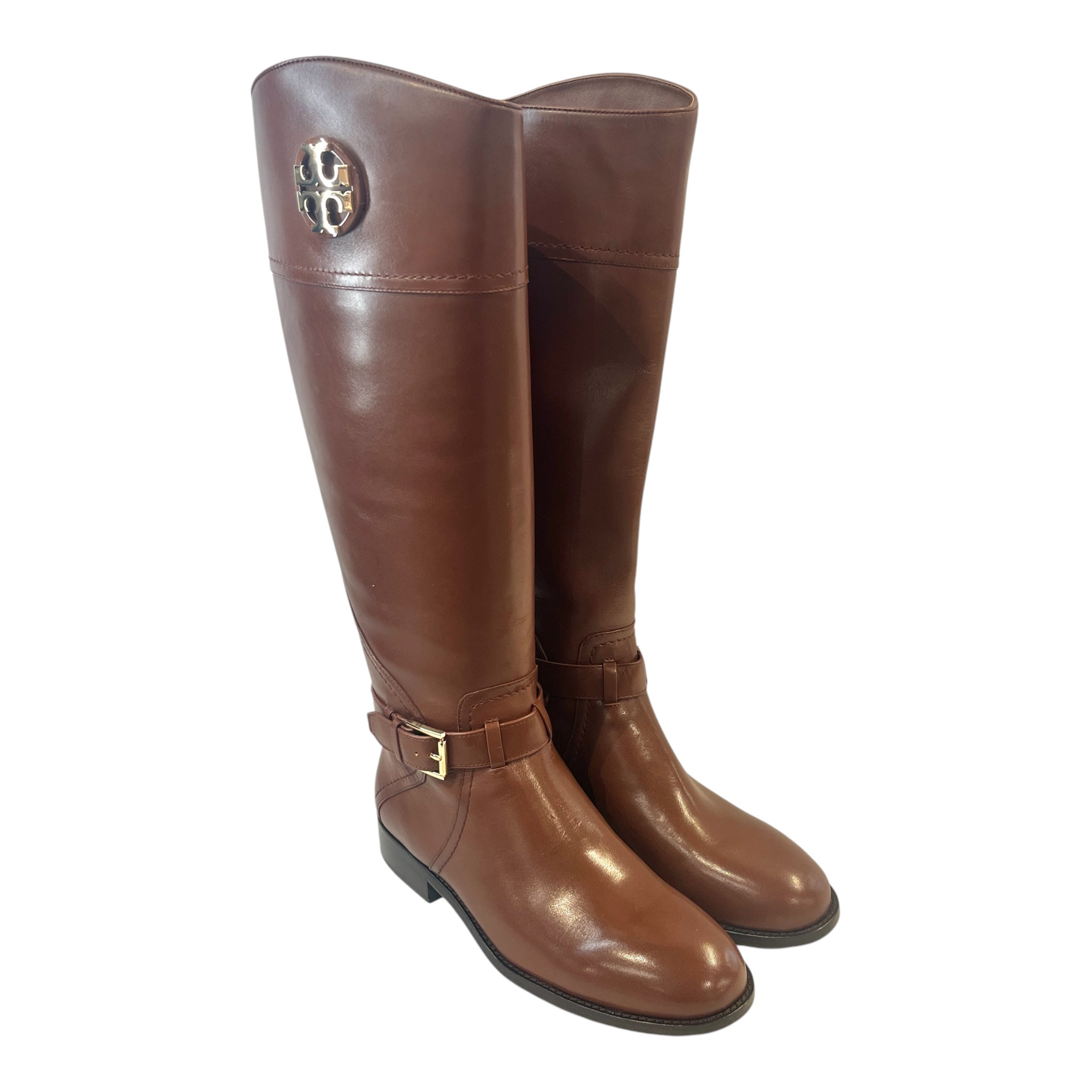 TORY BURCH/Long Boots/US 8/Faux Leather/BRW/ADELNE RIDING BOOT view 1