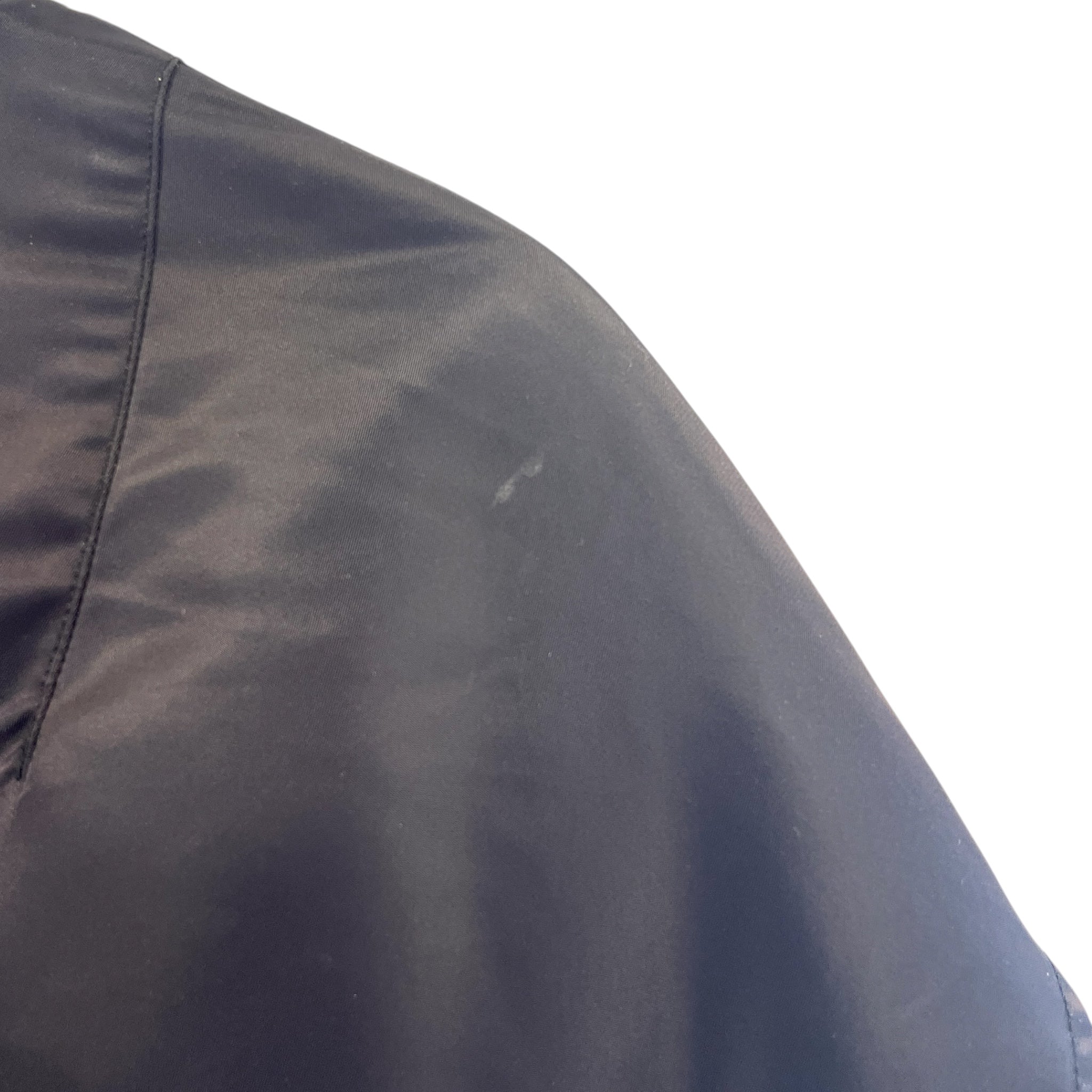R13/Flight Jkt/M/Nylon/BLK/No Collar/ZIP OUT DOWN BOMBER view 6
