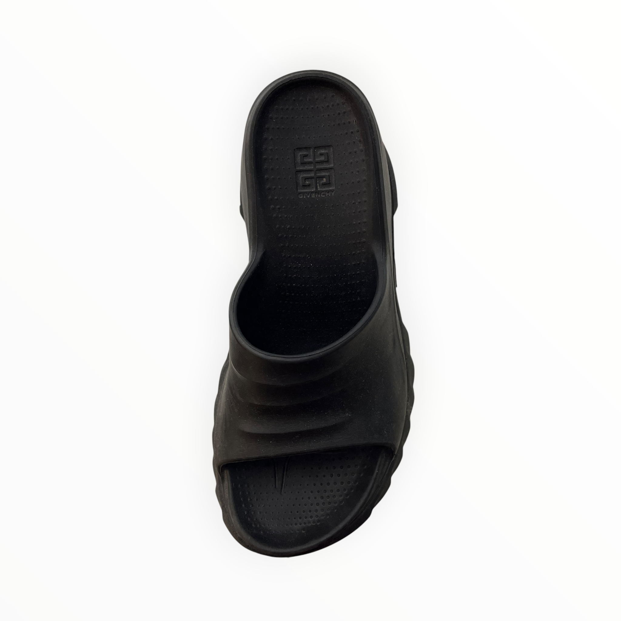 GIVENCHY/Sandals/EU 38/BLK/marshmallow wedge view 3
