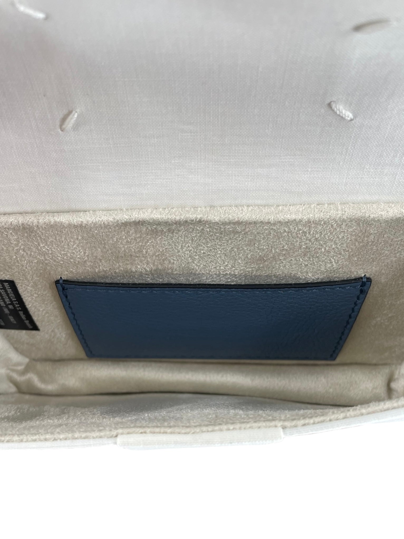 Maison Margiela/Clutch Bag/Leather/MLT/BLUE/WHITE LOCK BAG view 6