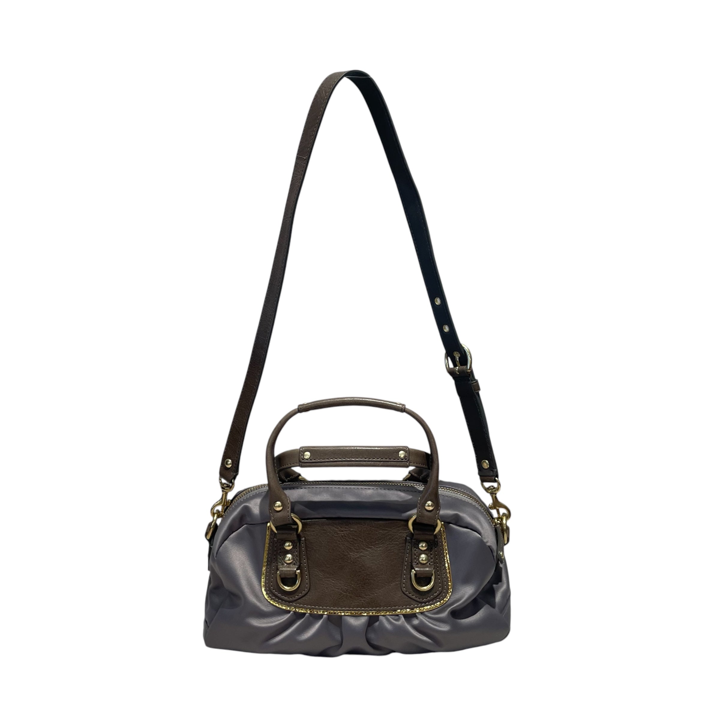 COACH/Hand Bag/Nylon/GRY/Amanda Silk view 2