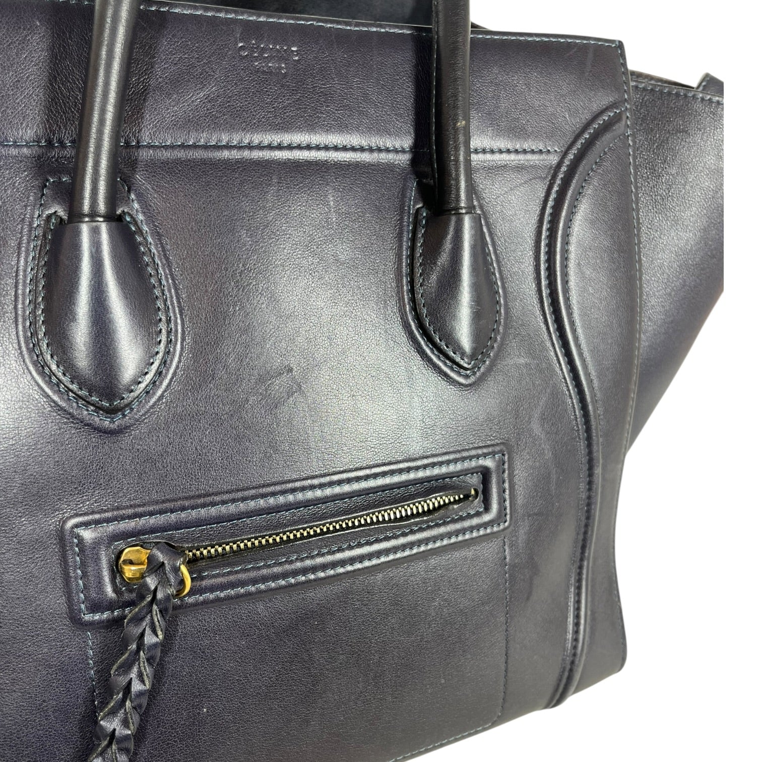 CELINE/Tote Bag/Leather/BLK/PHANTOM BAG view 4
