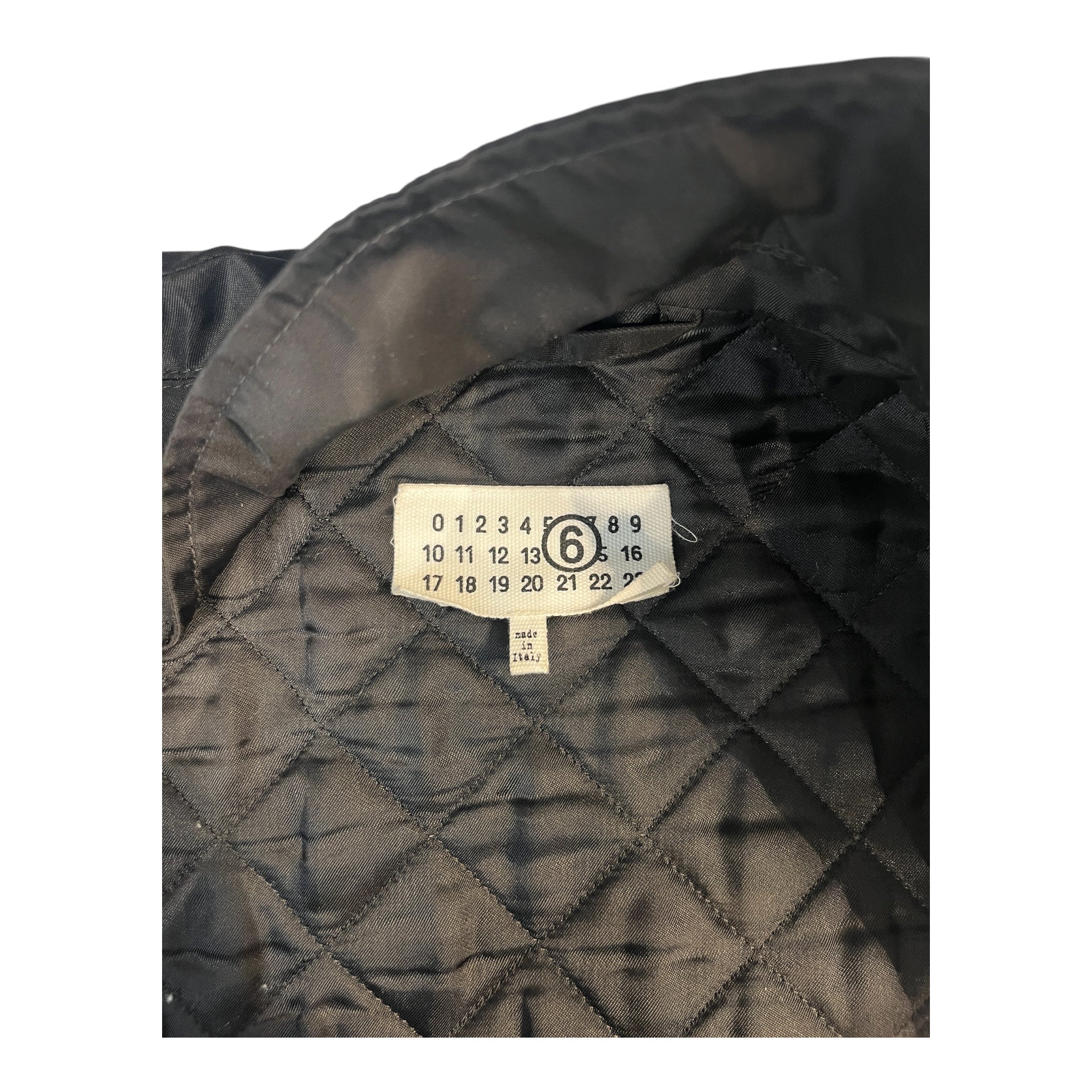 MM6/Flight Jkt/50/Nylon/BLK/Single Breasted/CROPPED BOMBER view 3