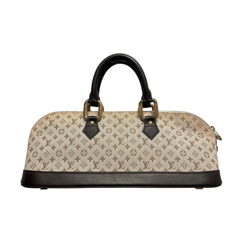 LOUIS VUITTON/Hand Bag/Beige/Cotton/Monogram/ALMA RON_MONOGRAM MINI/M92206