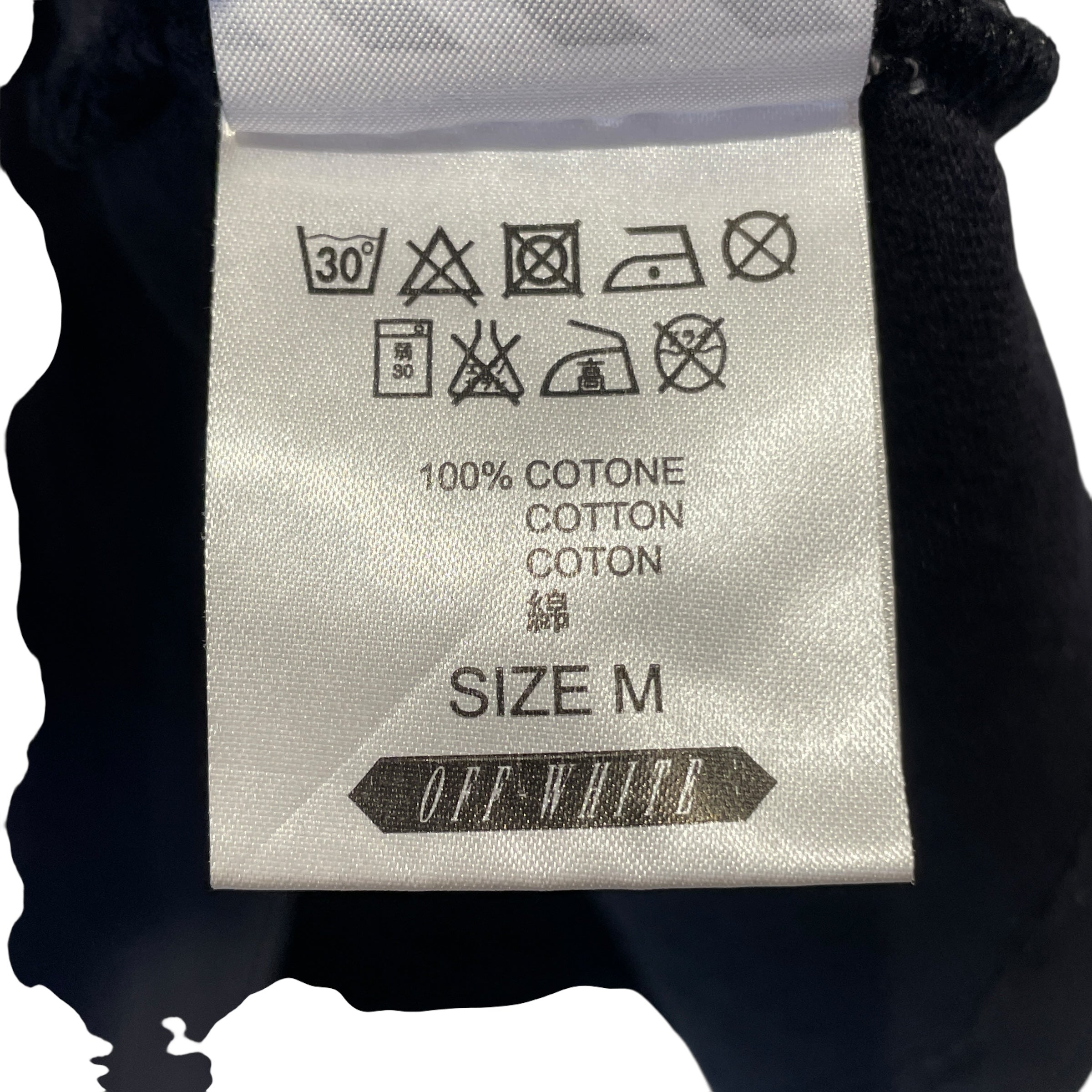 OFF-WHITE/T-Shirt/M/Cotton/BLK/ view 5