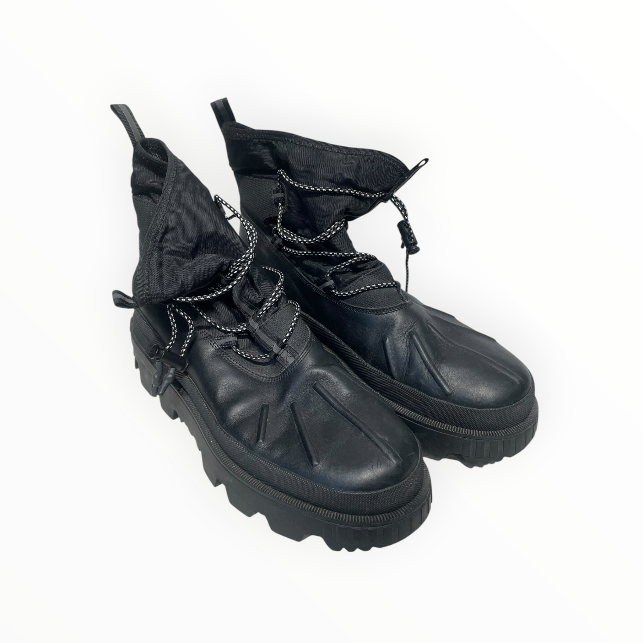 MONCLER/Lace Up Boots/EU 44/BLK/MALLARD BOOTS view 1