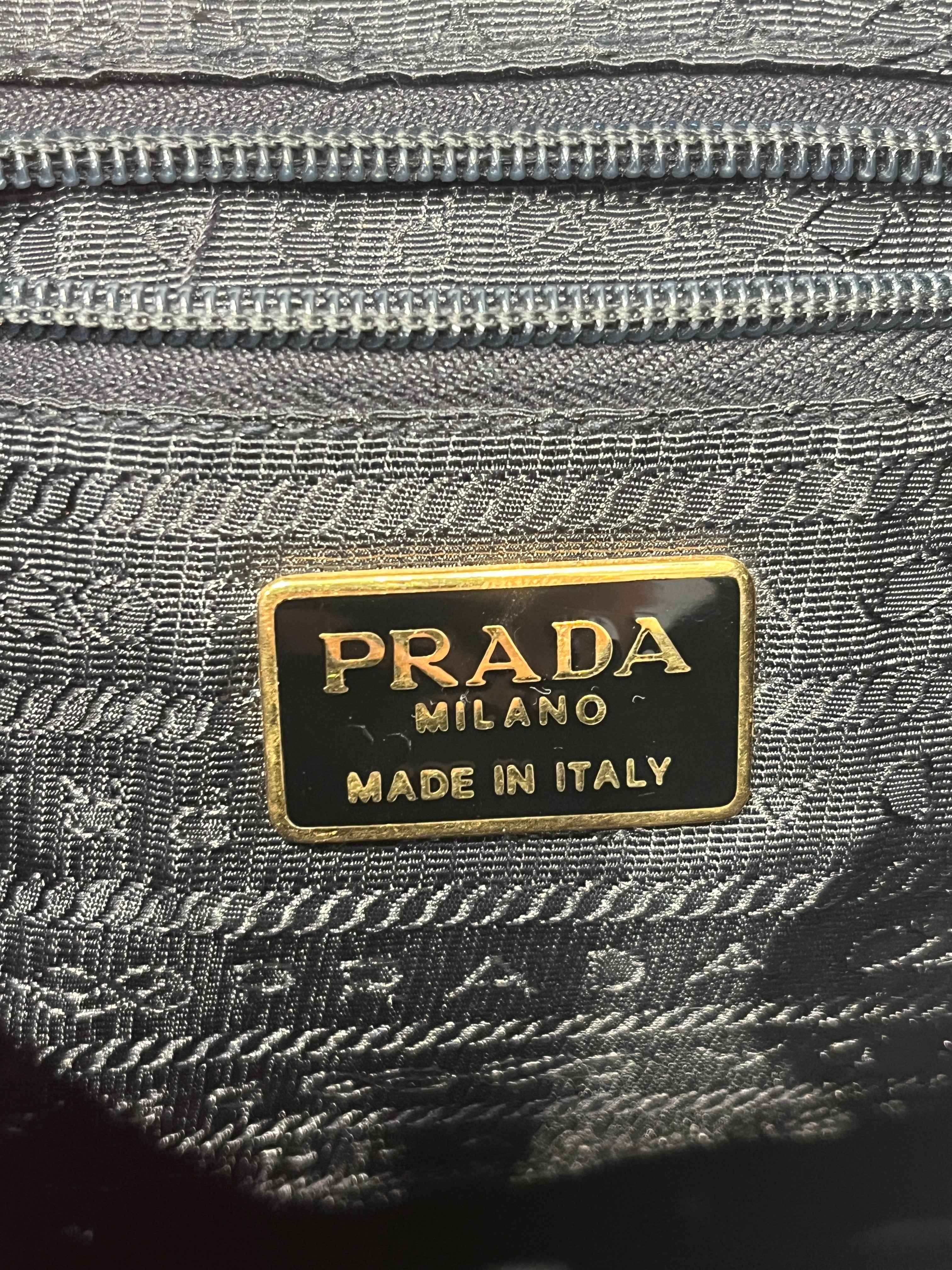 PRADA/Backpack/Nylon/BLK/LEATHER POCKET view 5