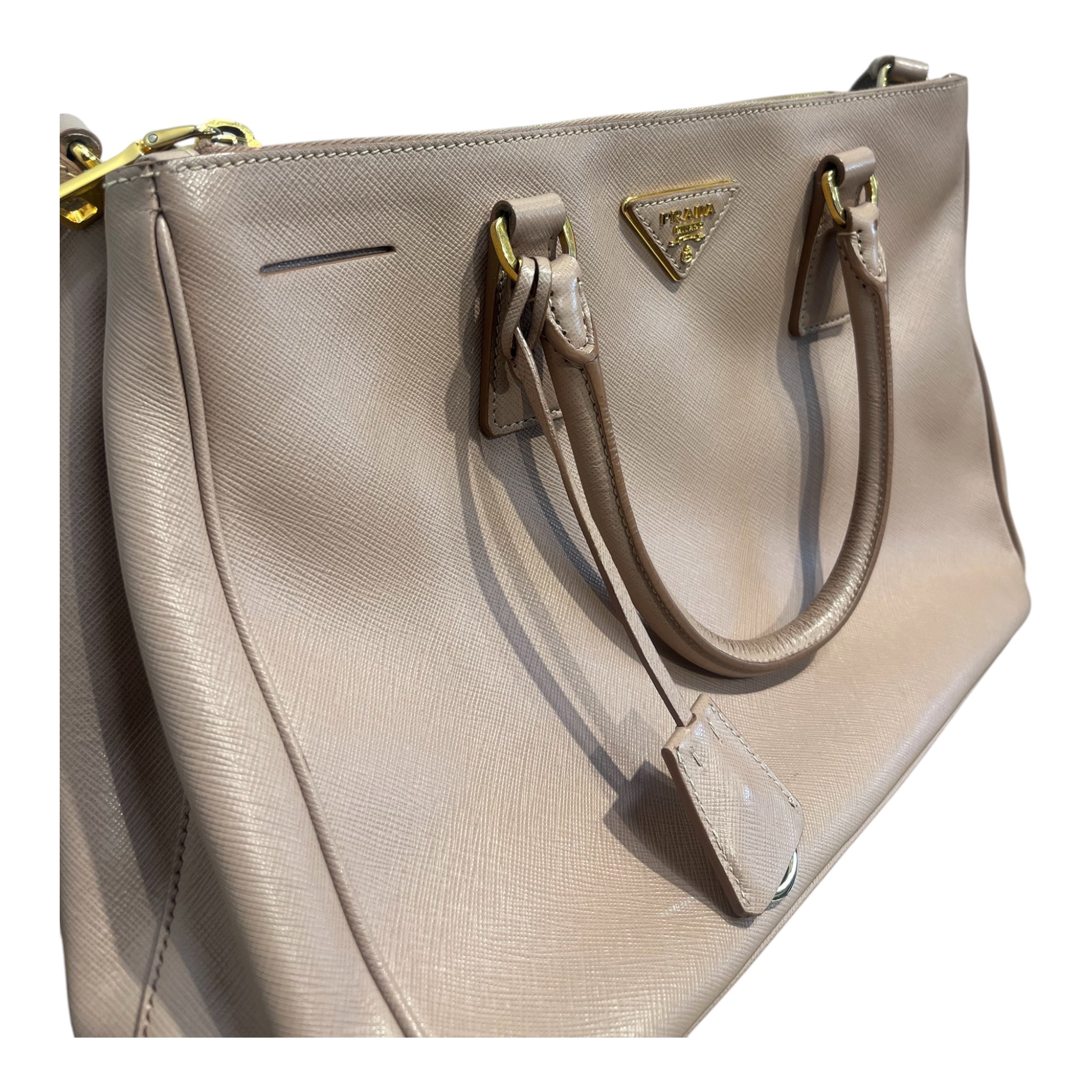 PRADA/Tote Bag/Leather/BEG/SAFFIANO 14 view 6