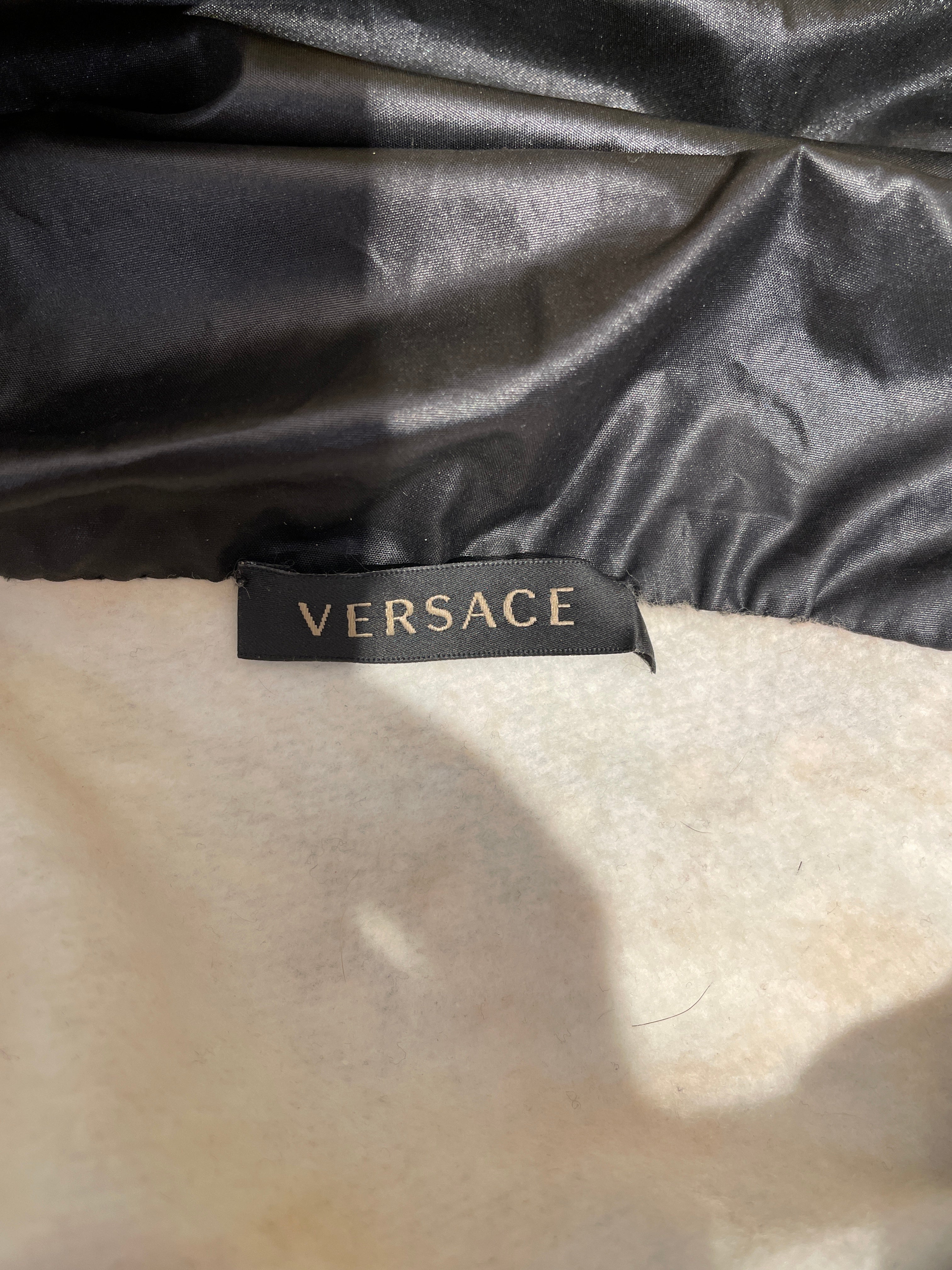 GIANNI VERSACE/Hoodie/36/Floral Pattern/Cotton/GLD/ view 3