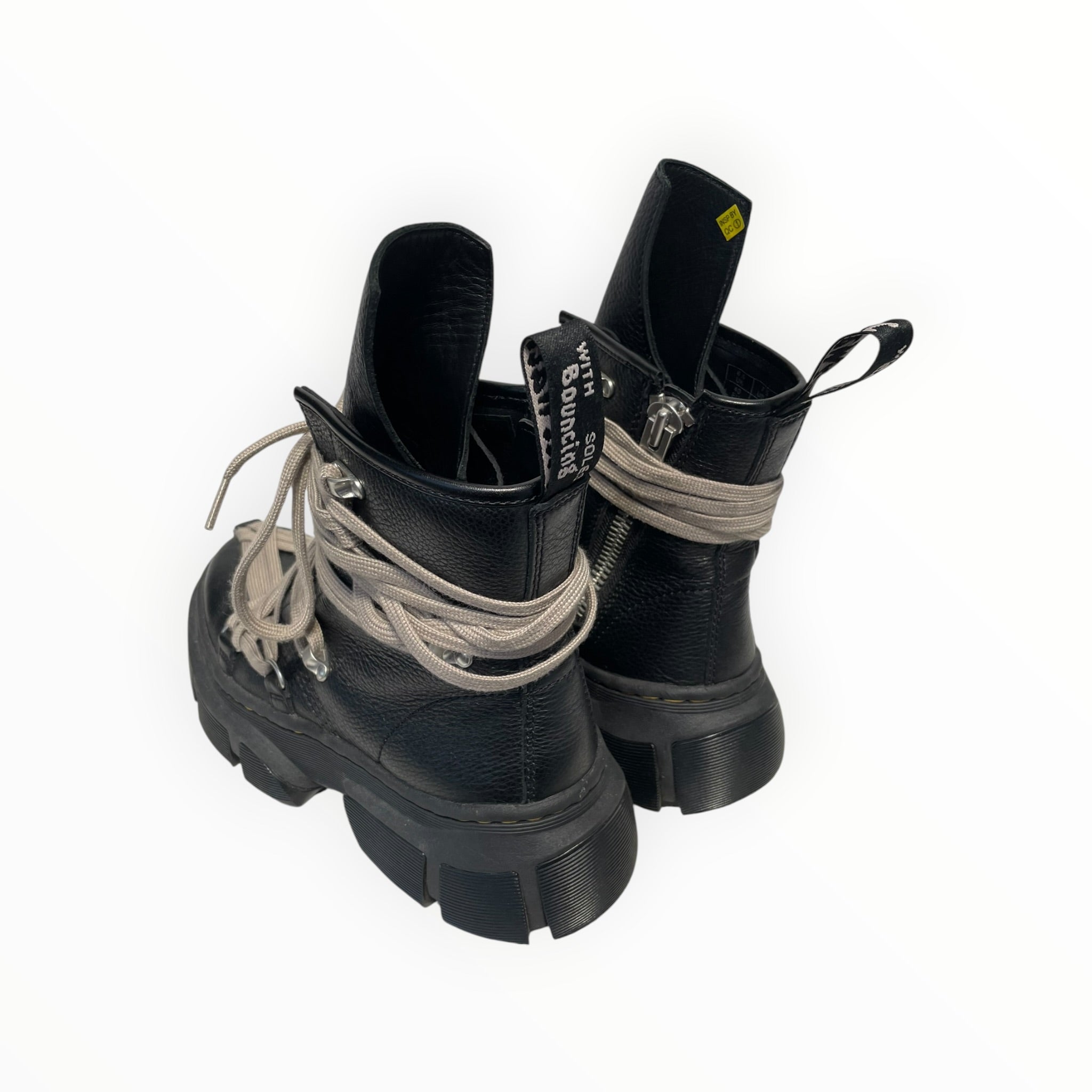 Dr.Martens/Rick Owens/Boots/US 8.5/Leather/BLK/1460 DMXL MEGALACE view 2