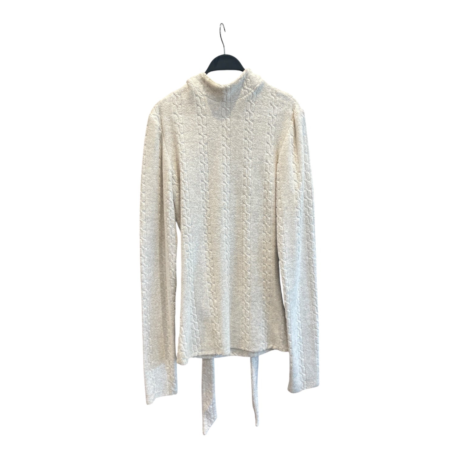 Vaquera/LS Dress/L/Cotton/GRY/towel tie neck dress view 1
