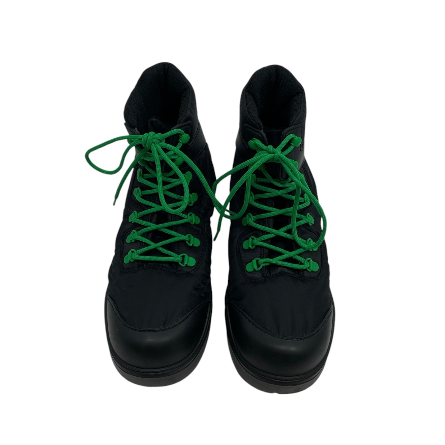 BOTTEGA VENETA/Lace Up Boots/EU 41/BLK/PUDDLE BOOT ANKLE BLK/GRN view 3