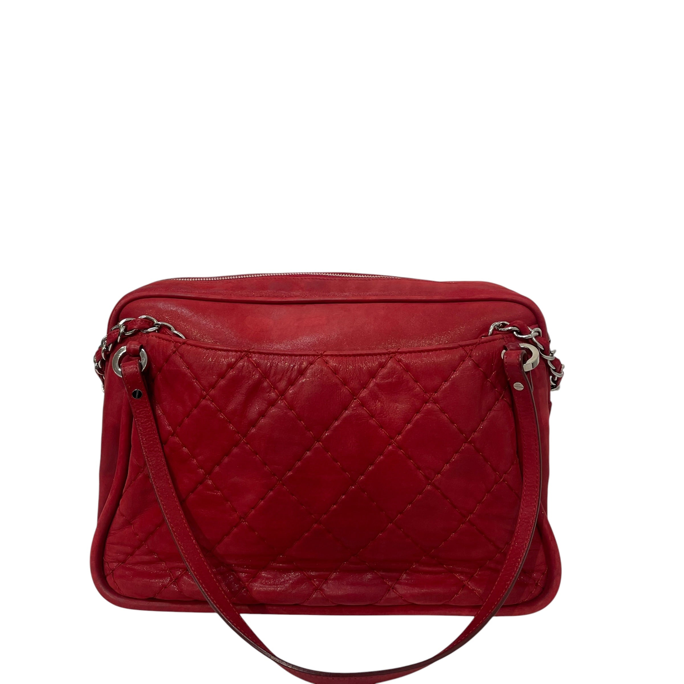 CHANEL/Cross Body Bag/Leather/RED/Wild Stitch view 2